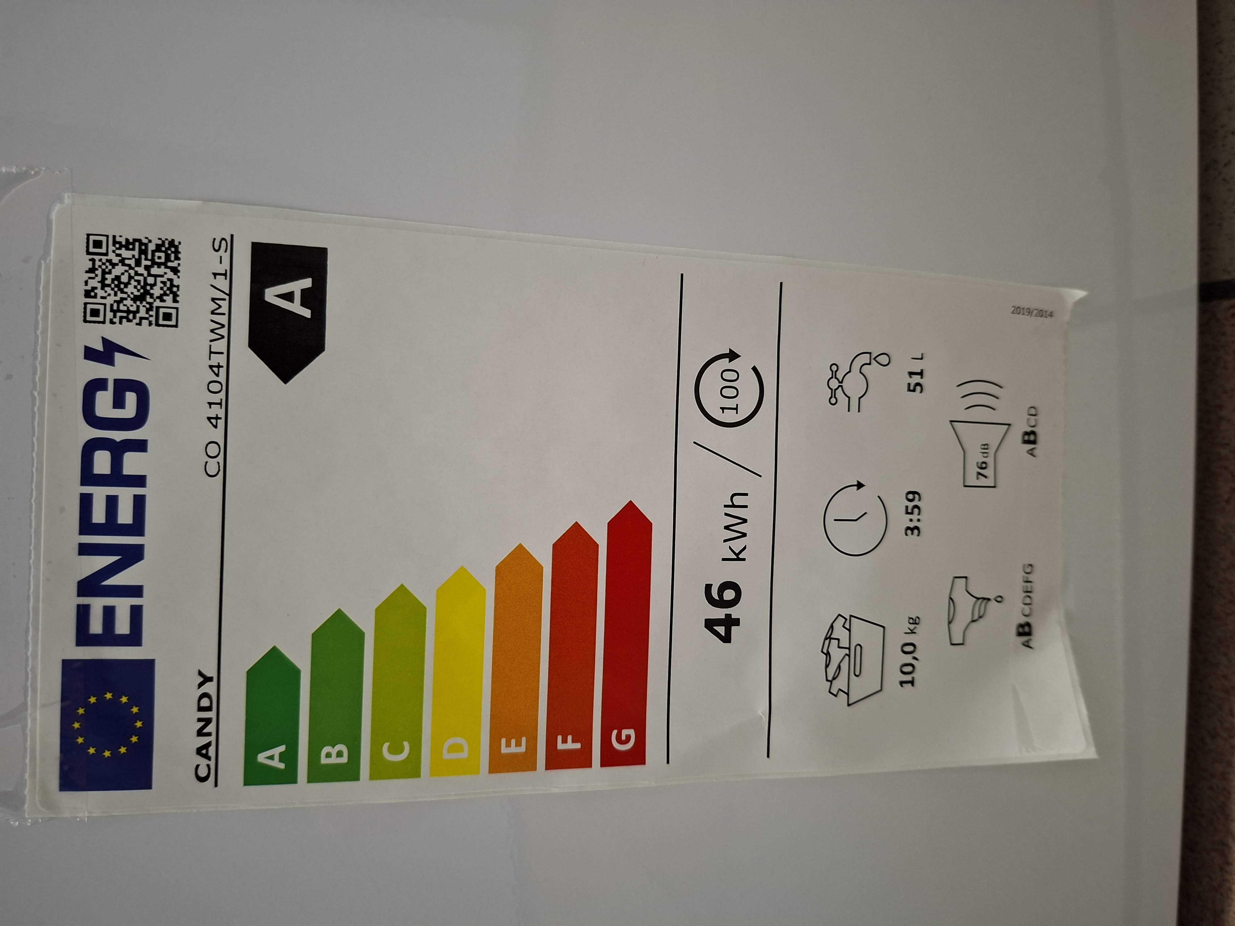 Veš mašina Candy CO 4104TWM/1-S , 10 kg.