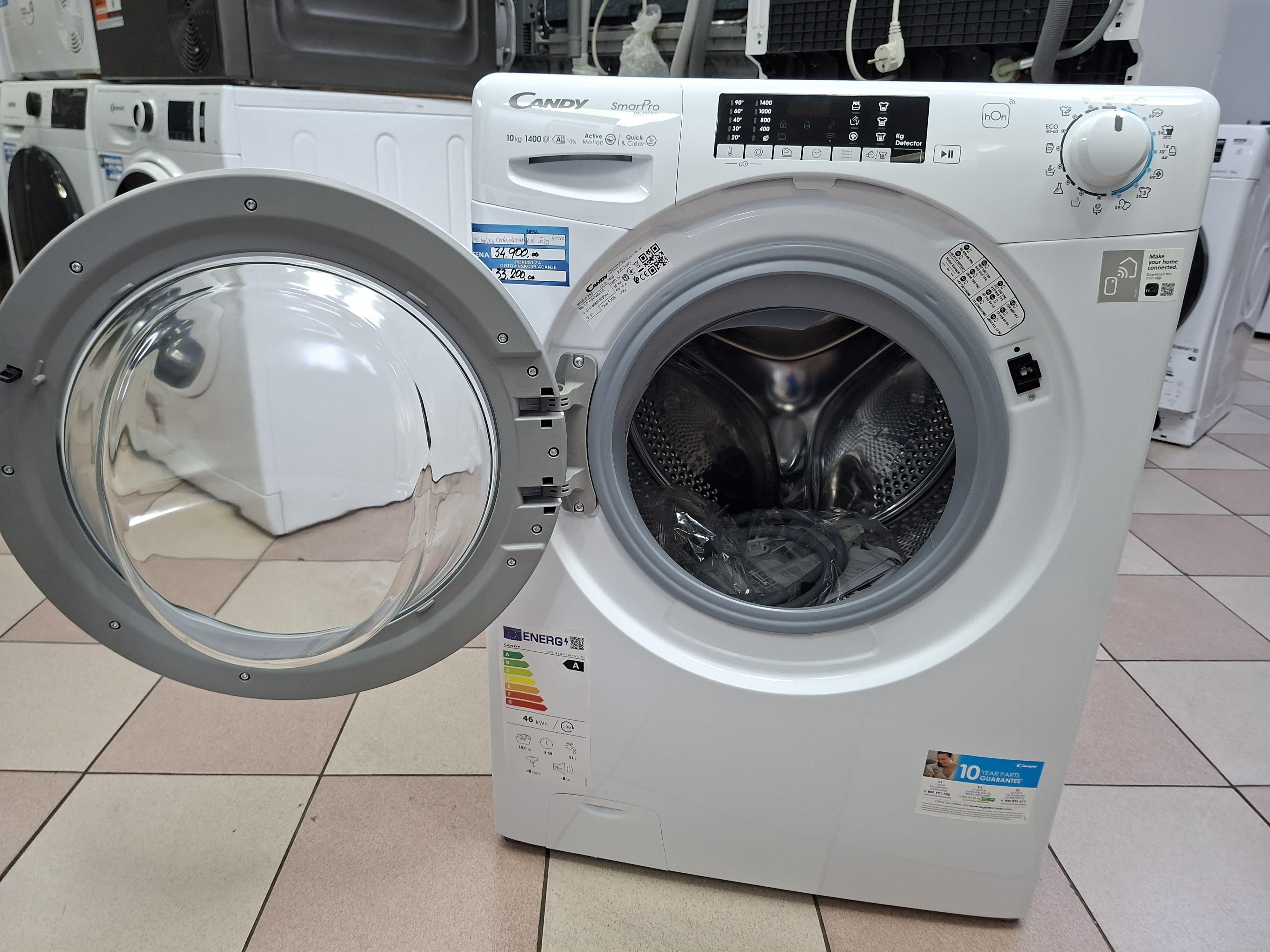 Veš mašina Candy CO 4104TWM/1-S , 10 kg.