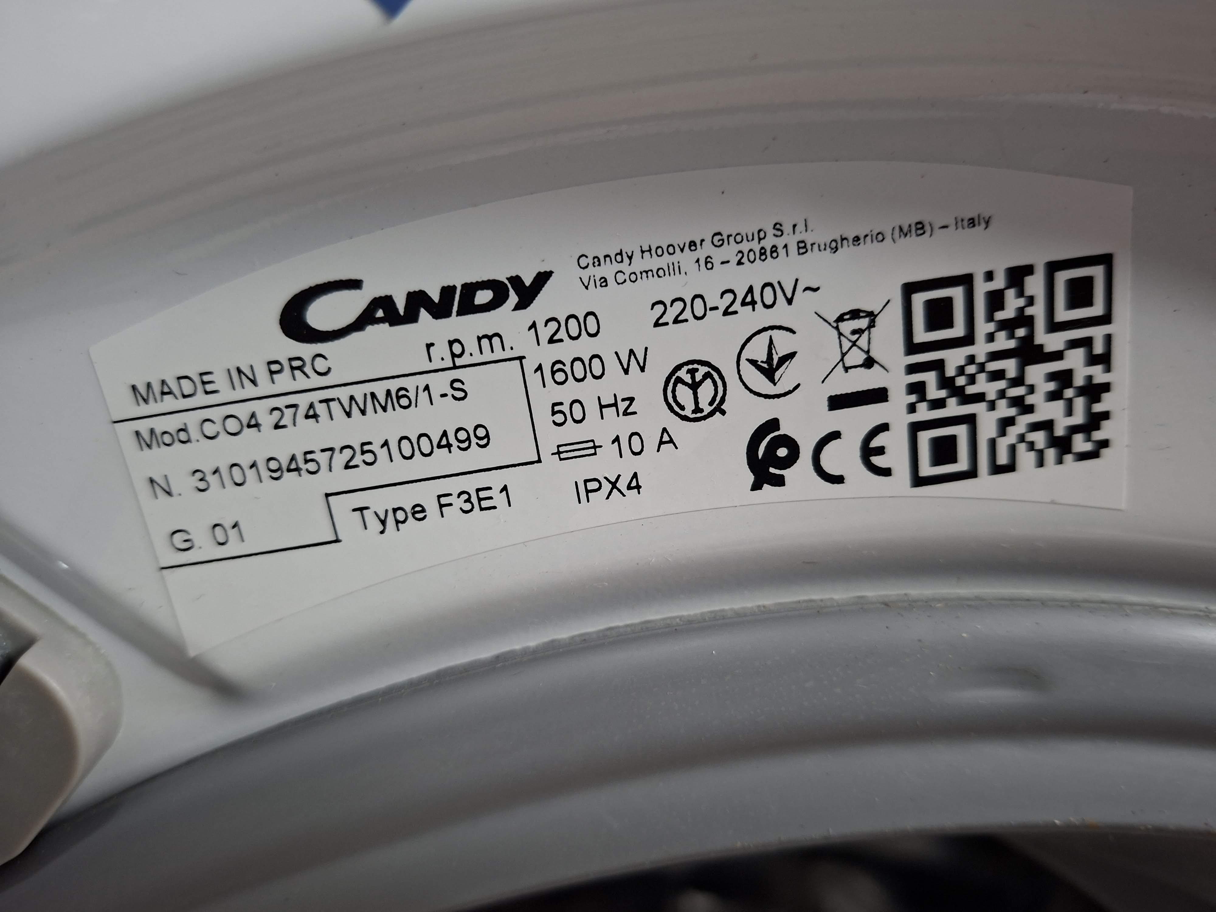 Veš mašina Candy CO4 274TWM6/1-S (2) , 7 kg, slim