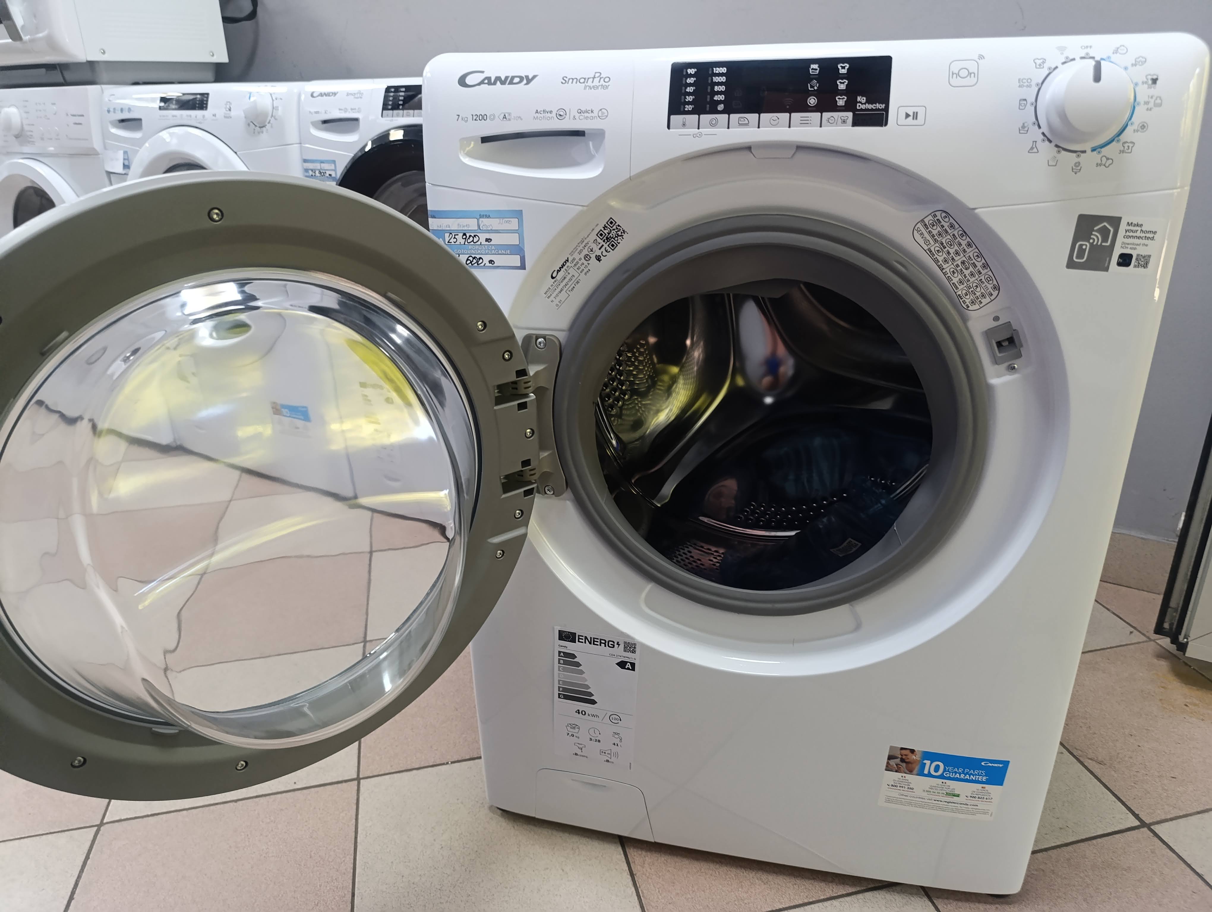Veš mašina Candy CO4 274TWM6/1-S , 7 kg, slim