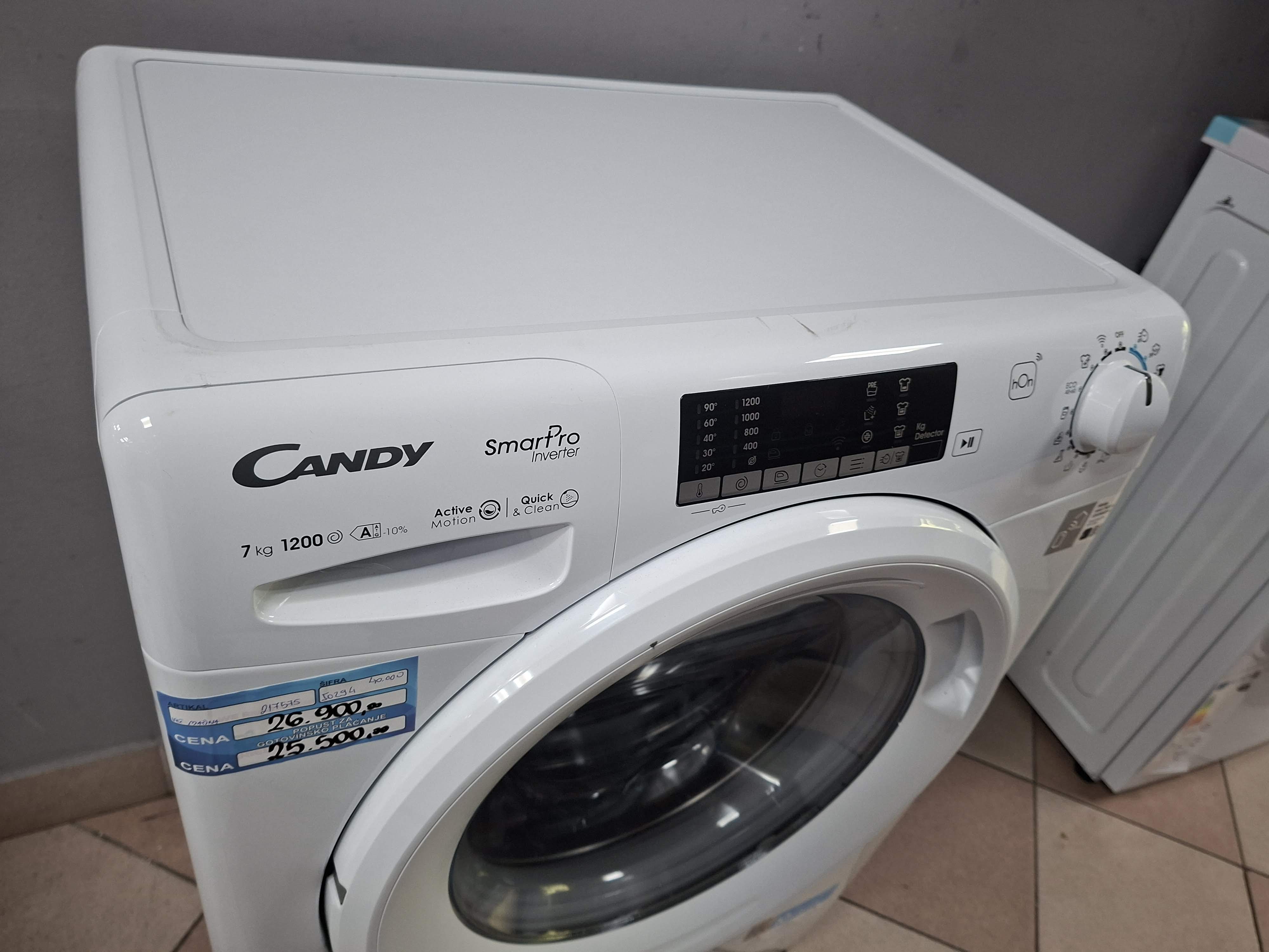 Veš mašina Candy CO4 274TWM6/1-S , 7 kg, slim
