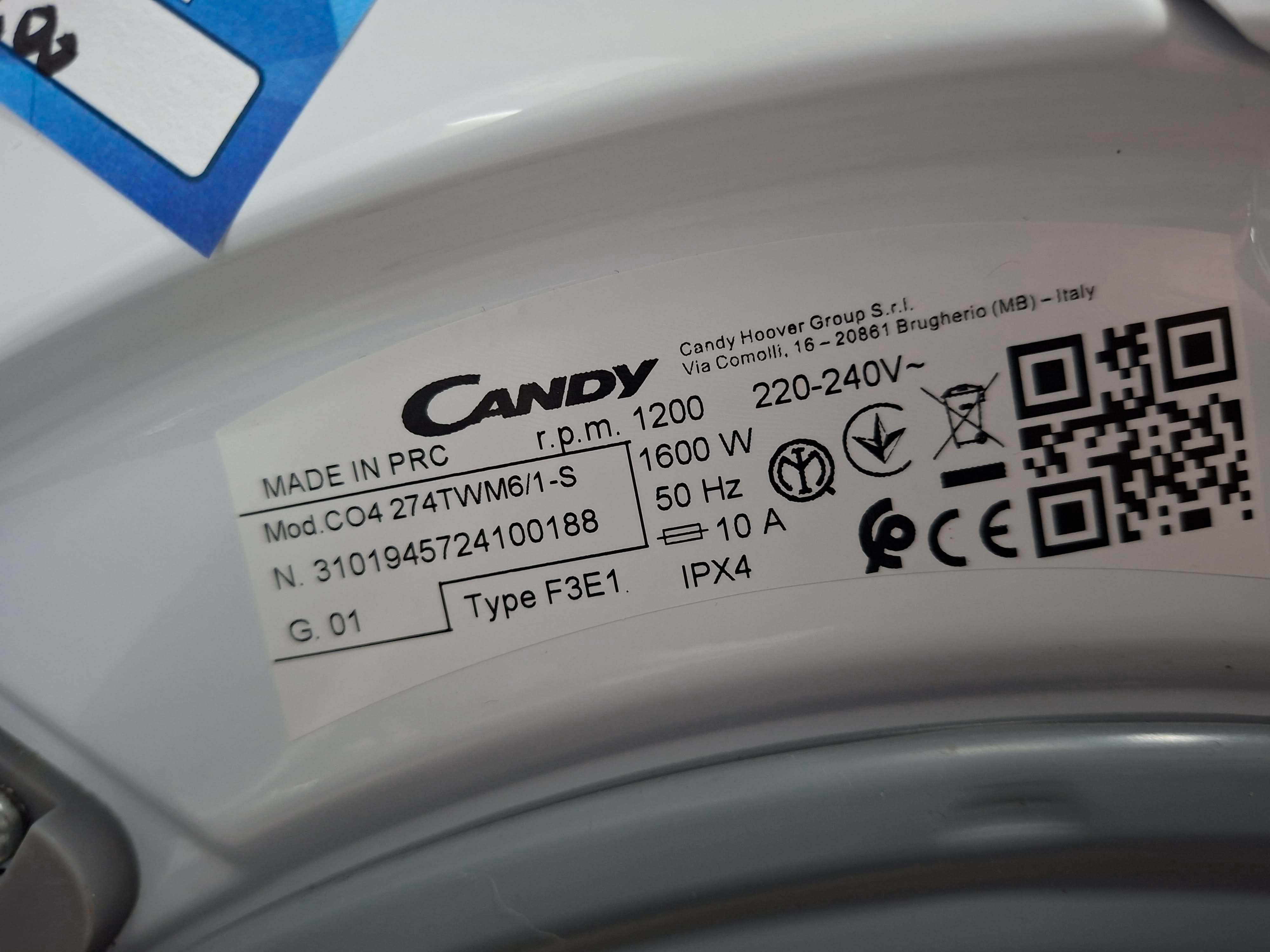 Veš mašina Candy CO4 274TWM6/1-S , 7 kg, slim