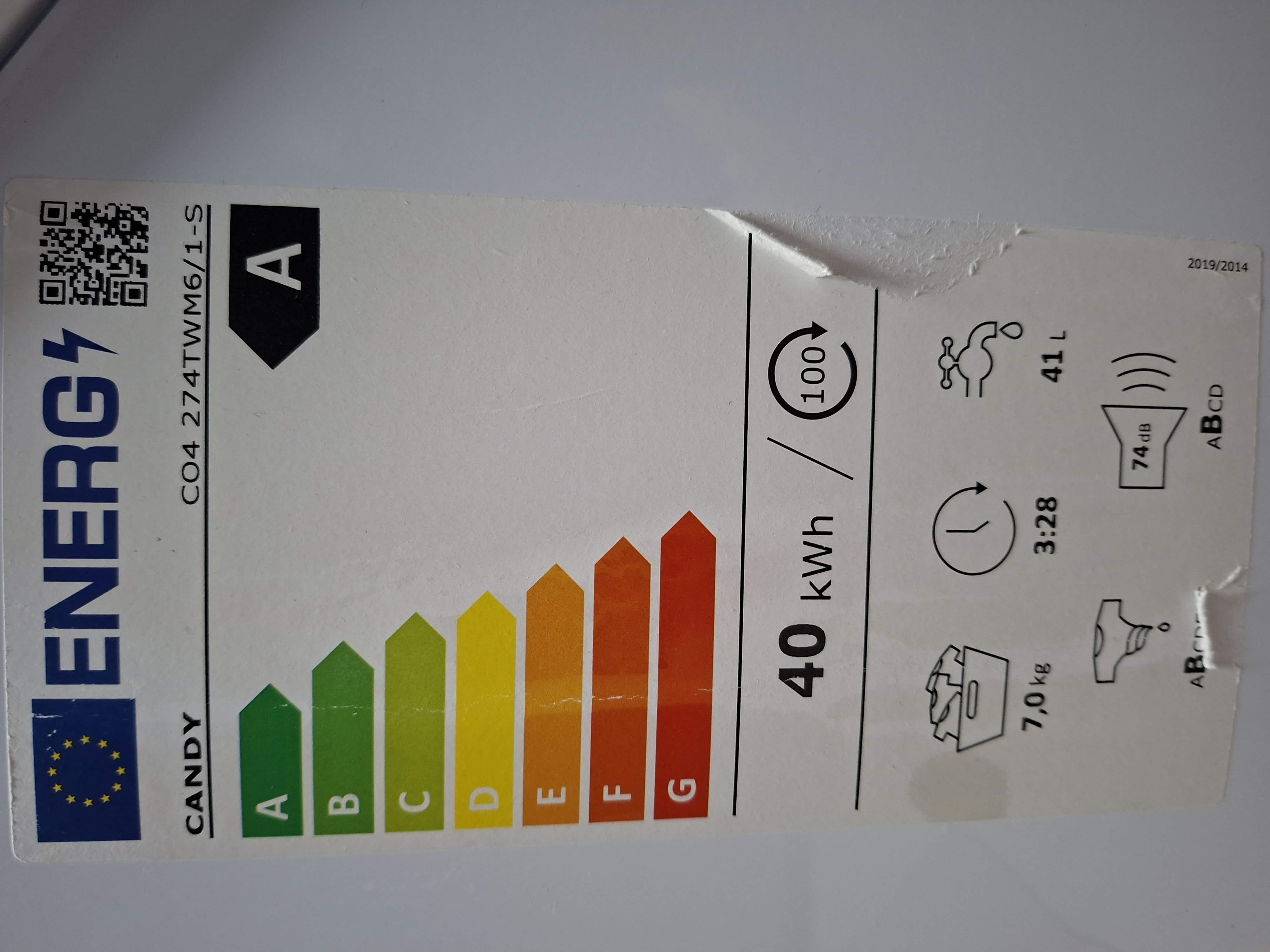 Veš mašina Candy CO4 274TWM6/1-S , 7 kg, slim