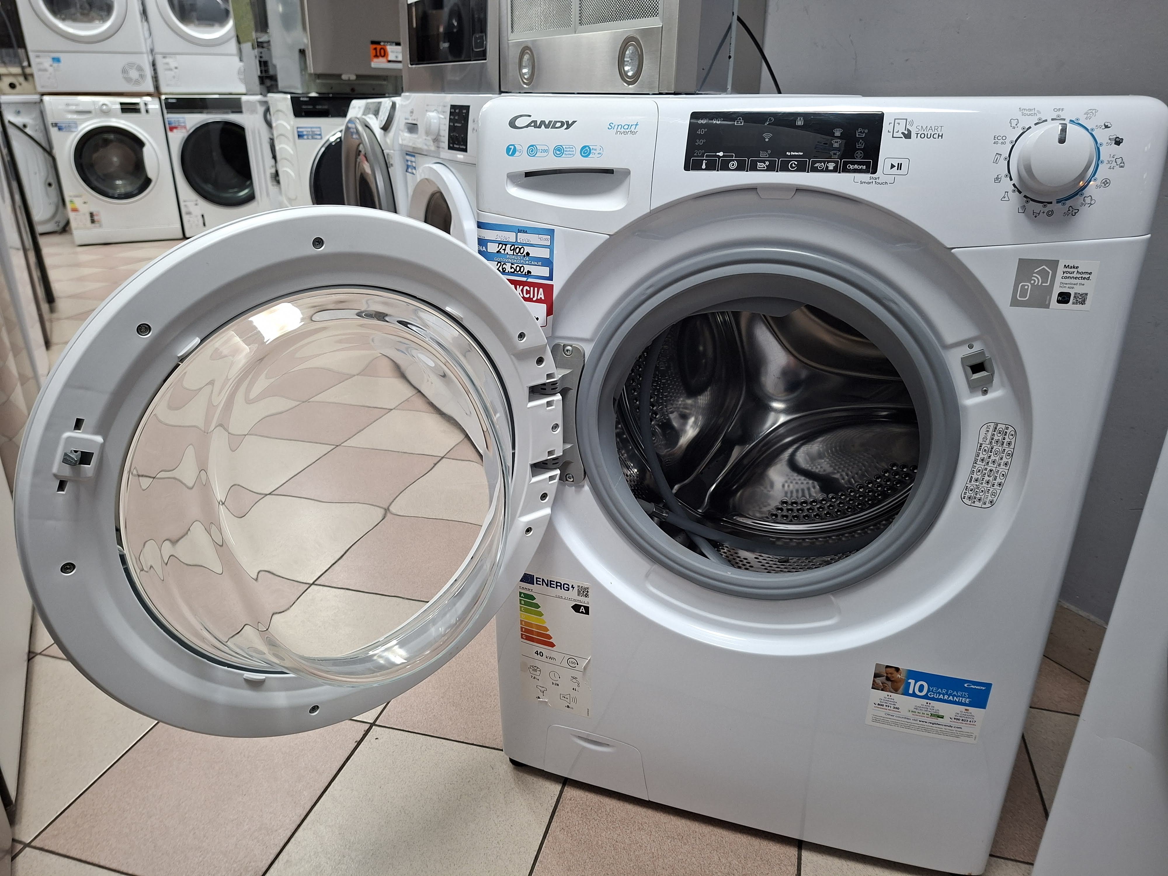 Veš mašina Candy CO4 274TWM6/1-S , 7 kg, slim