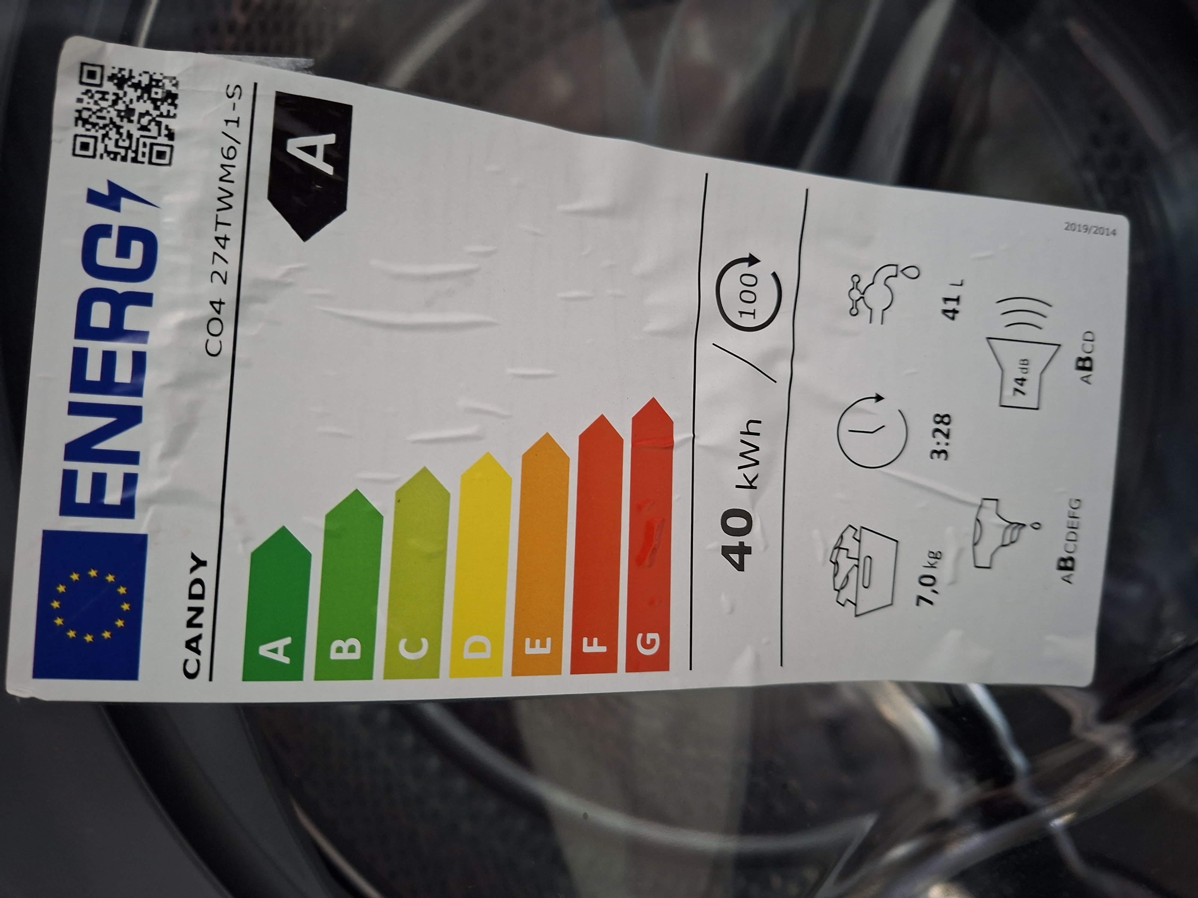 Veš mašina Candy CO4 274TWM6/1-S , 7 kg, slim