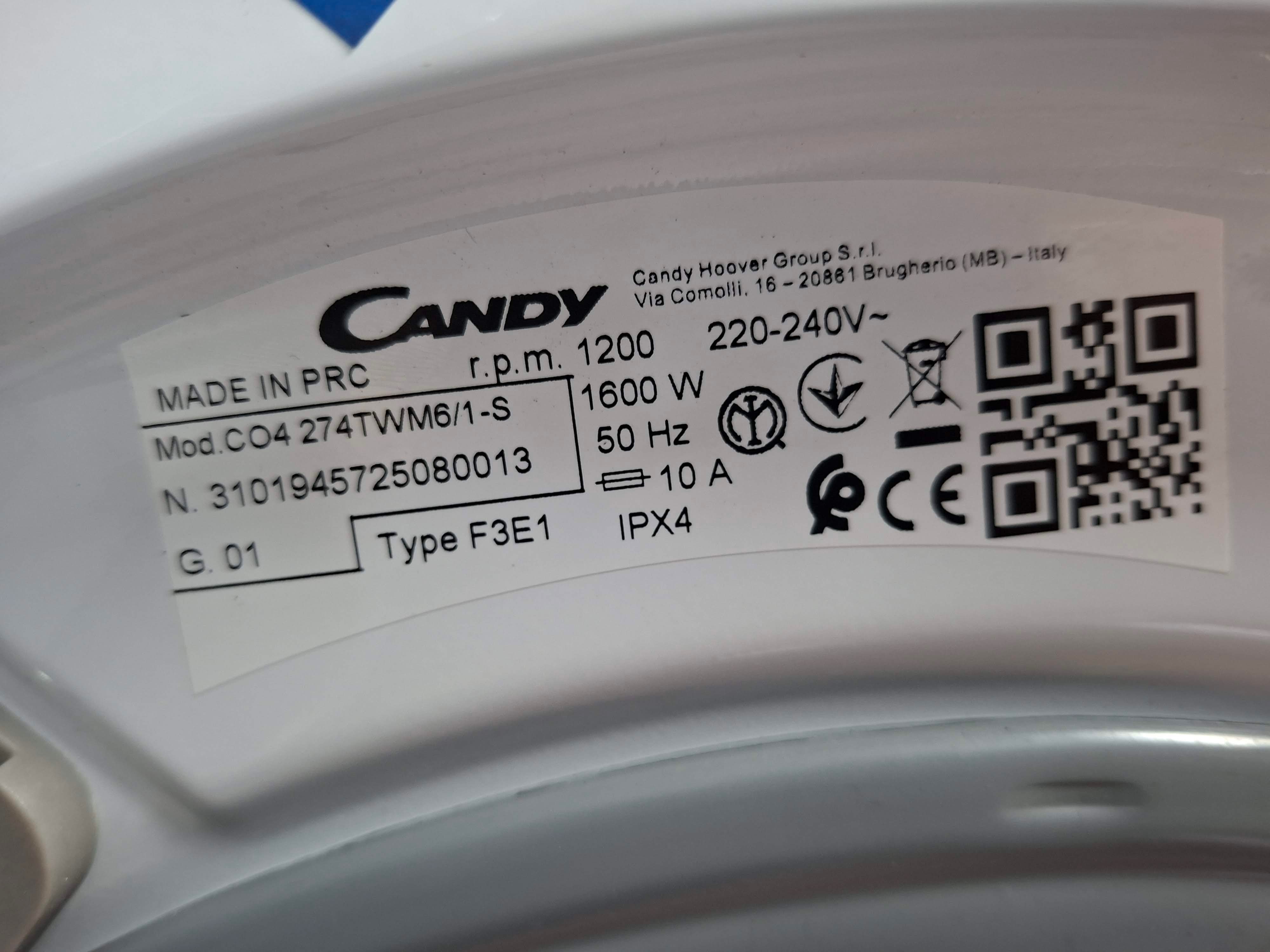 Veš mašina Candy CO4 274TWM6/1-S , 7 kg, slim