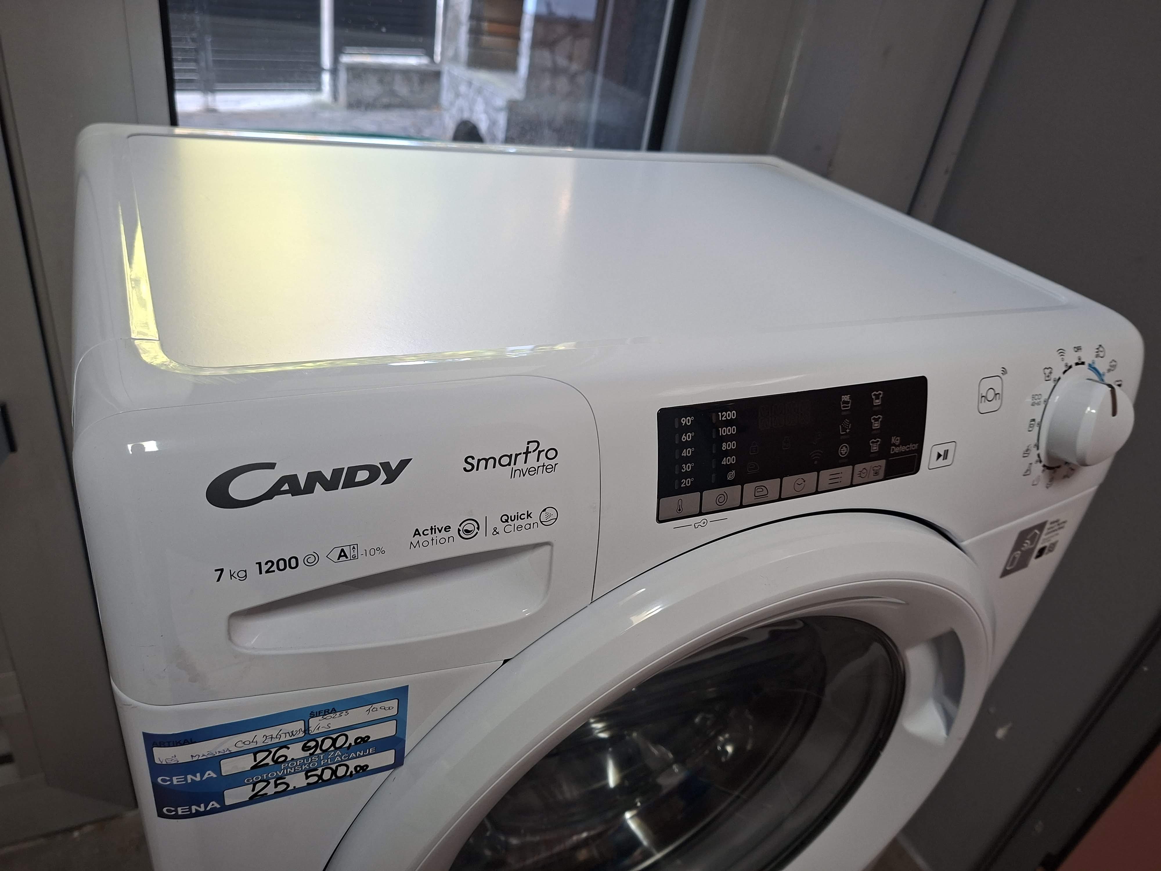Veš mašina Candy CO4 274TWM6/1-S , 7 kg, slim