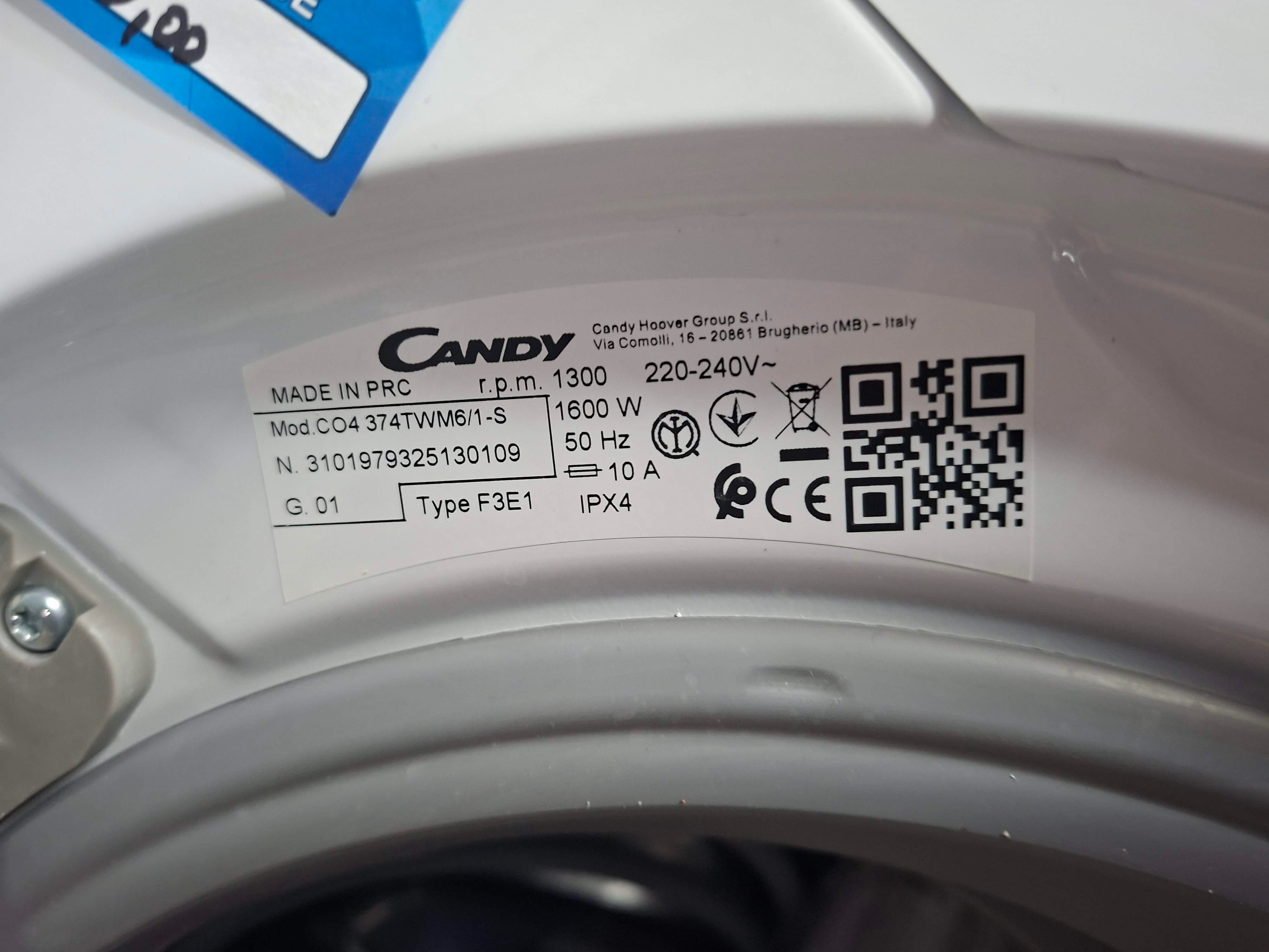 Veš mašina Candy CO4 374TWM6/1-S , 7 kg, slim