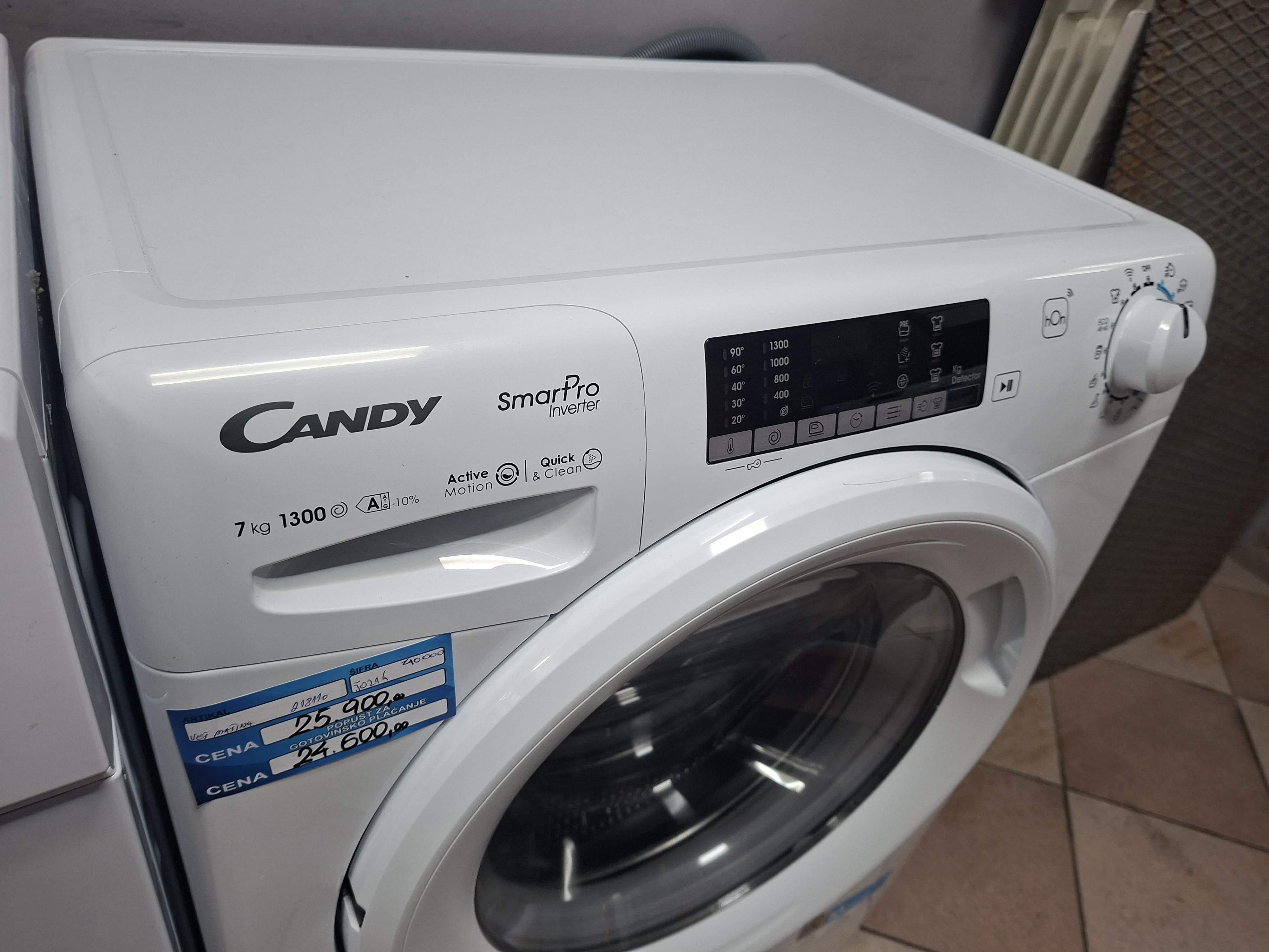 Veš mašina Candy CO4 374TWM6/1-S , 7 kg, slim