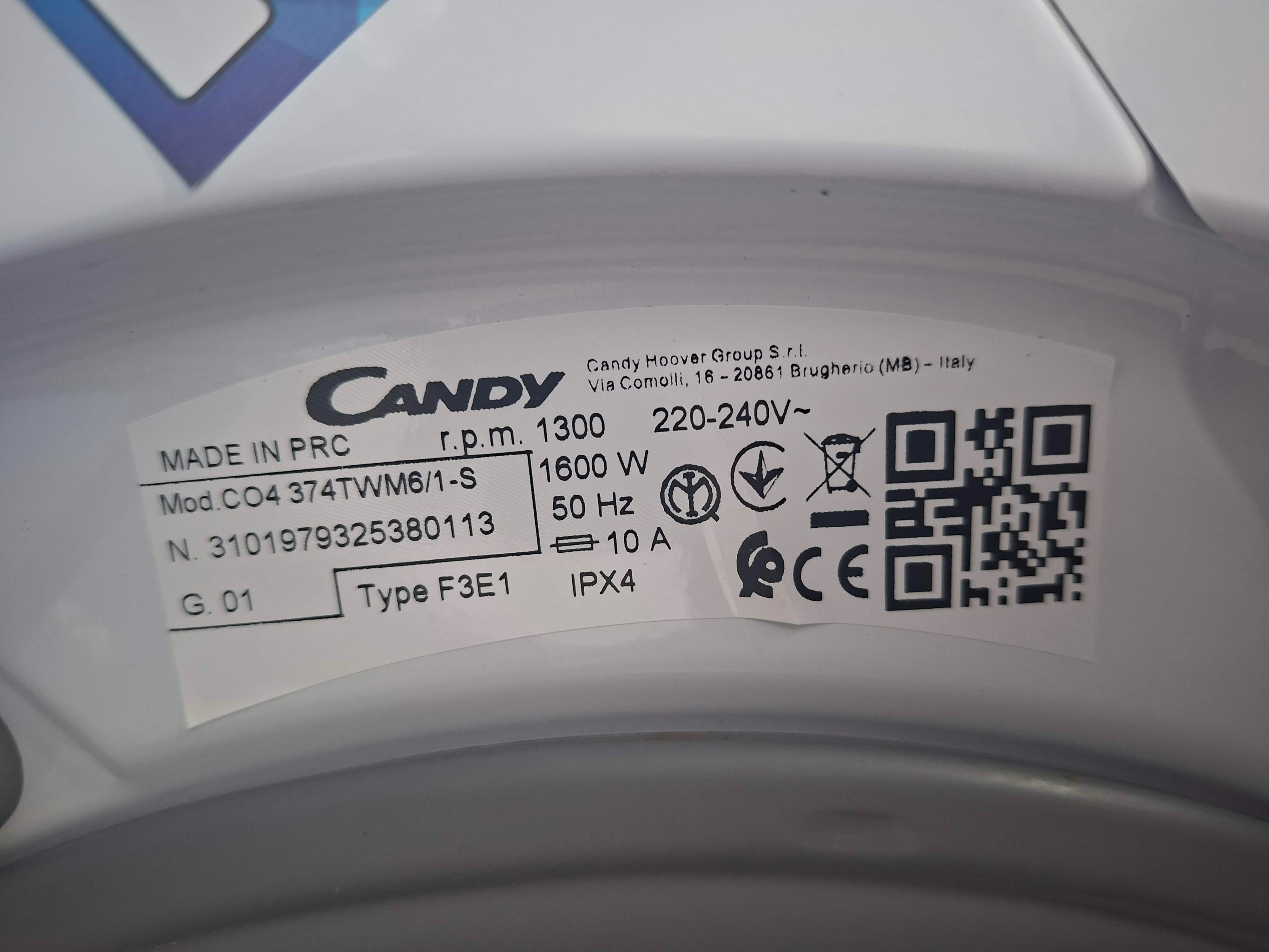 Veš mašina Candy CO4 374TWM6/1-S , 7 kg, slim