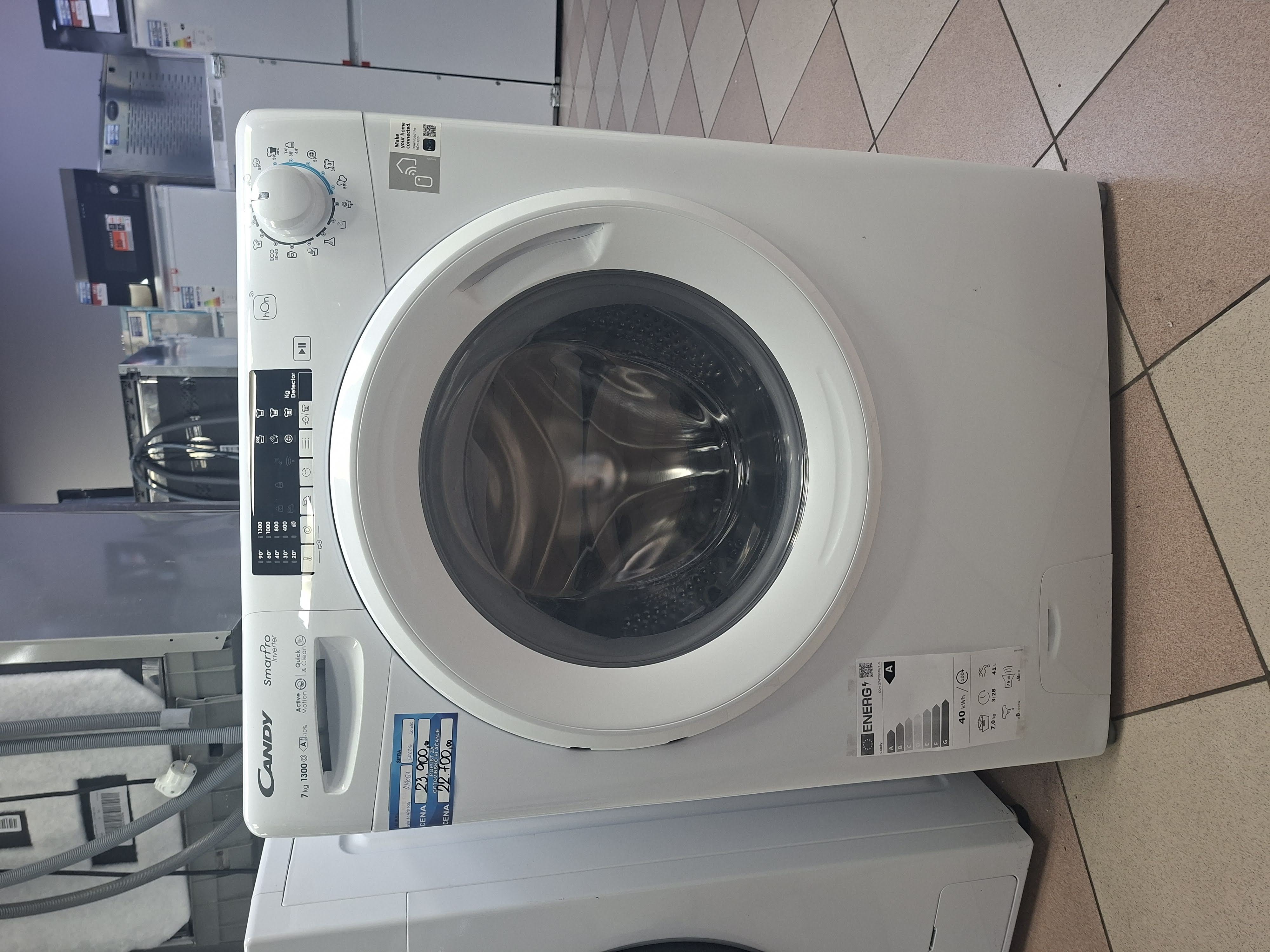Veš mašina Candy CO4 374TWM6/1-S , 7 kg, slim