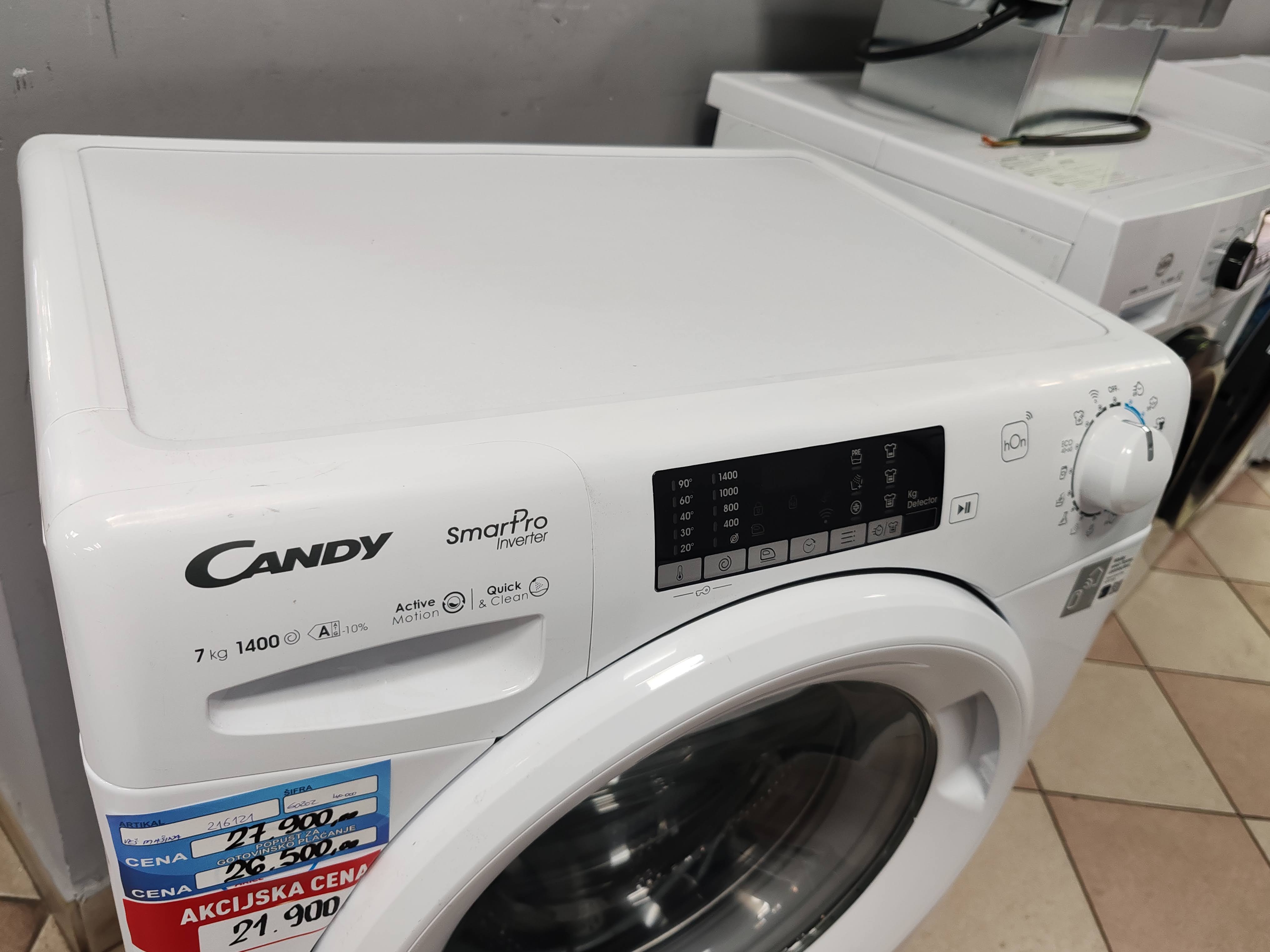 Veš mašina Candy CO4474TWM6/1-S , 7 kg, slim