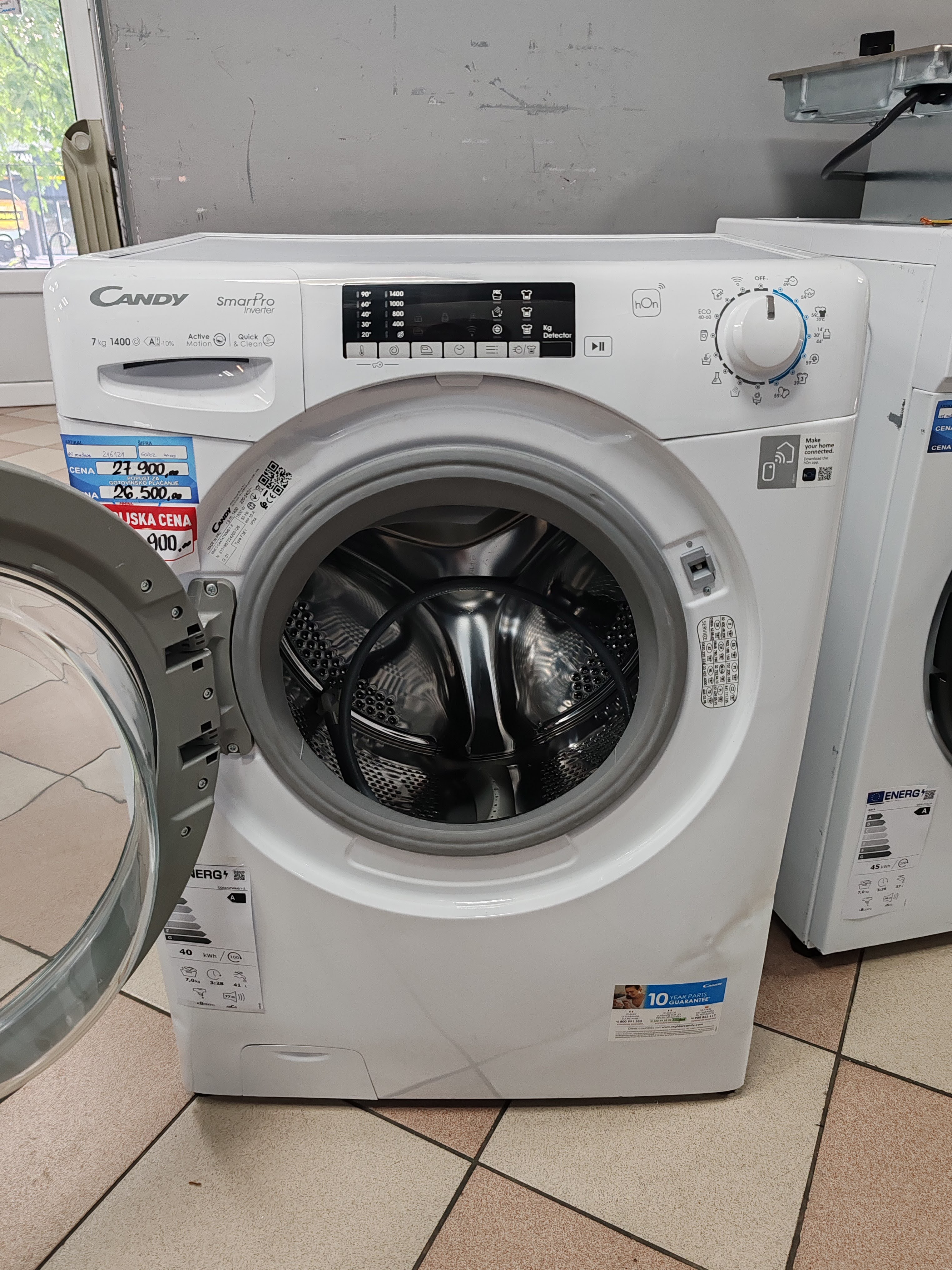 Veš mašina Candy CO4474TWM6/1-S , 7 kg, slim