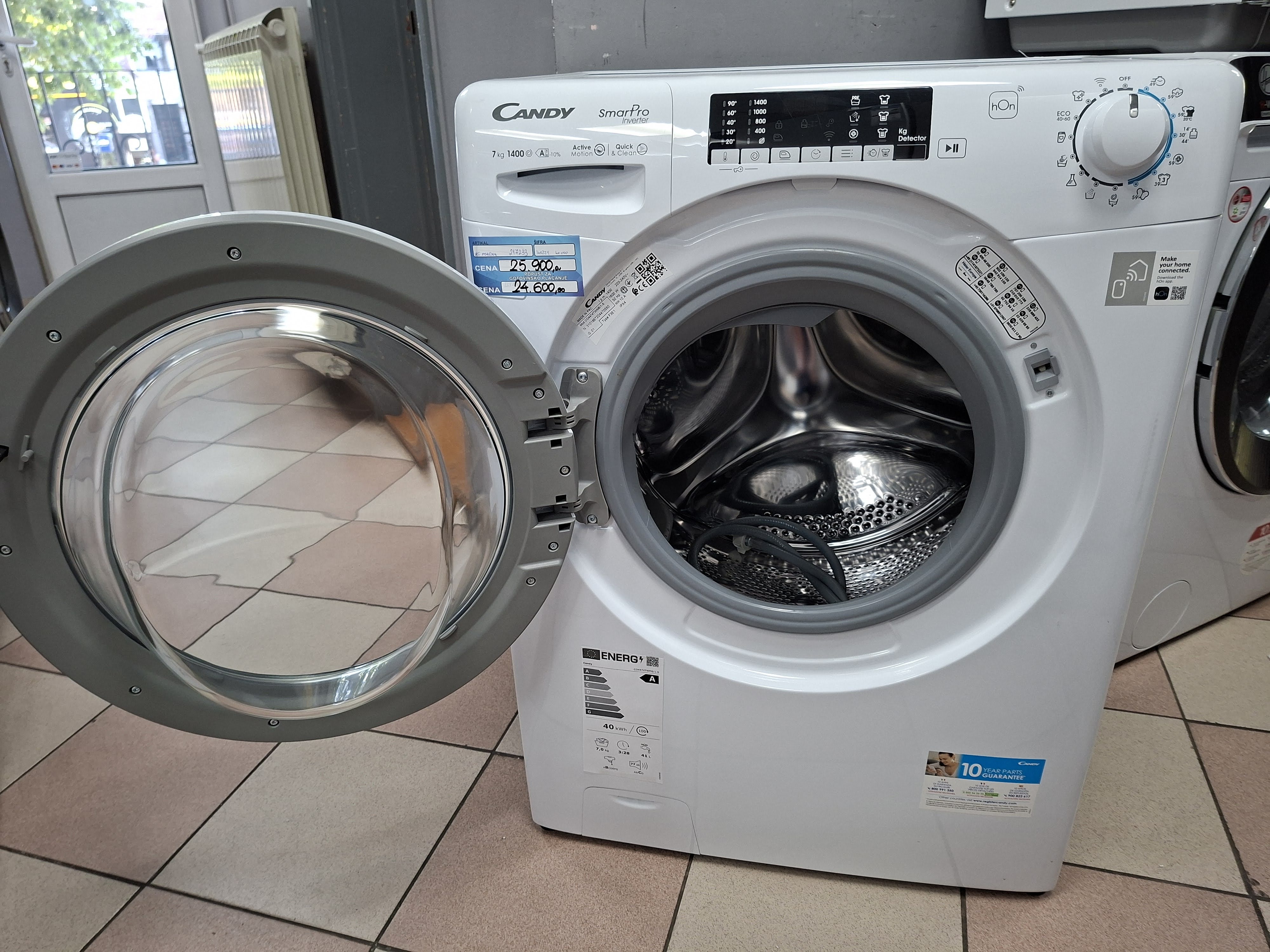 Veš mašina Candy CO4474TWM6/1-S , 7 kg, slim