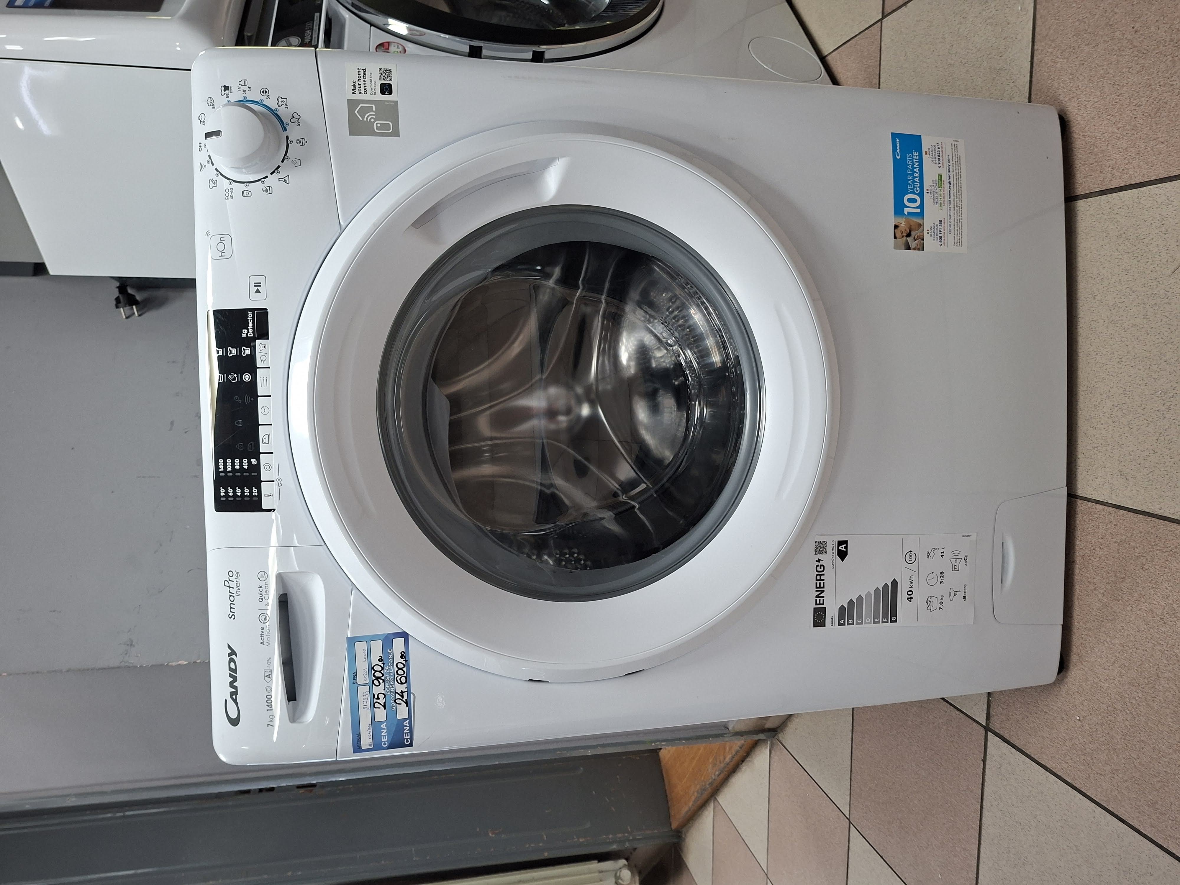 Veš mašina Candy CO4474TWM6/1-S , 7 kg, slim