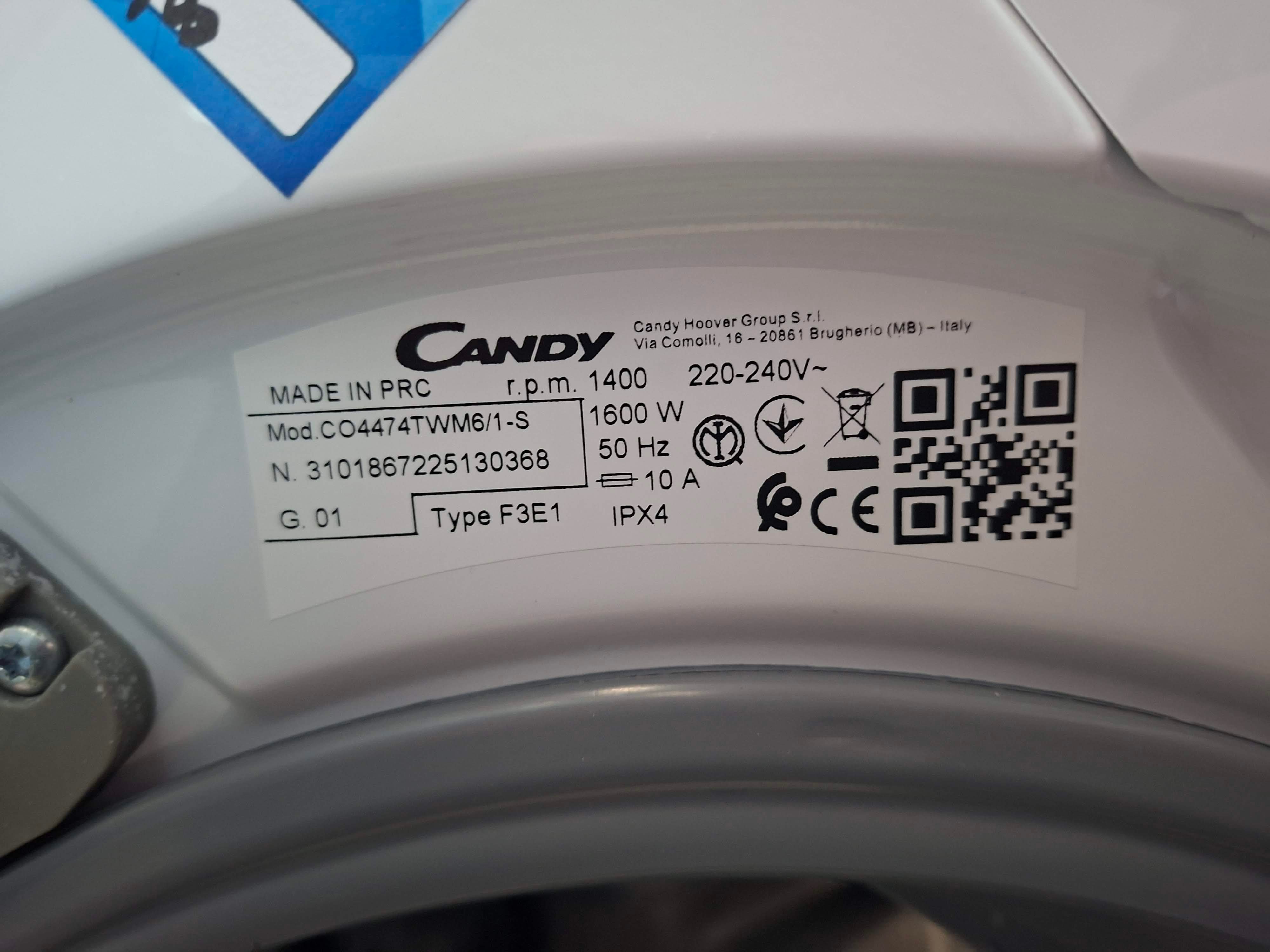 Veš mašina Candy CO4474TWM6/1-S , 7 kg, slim