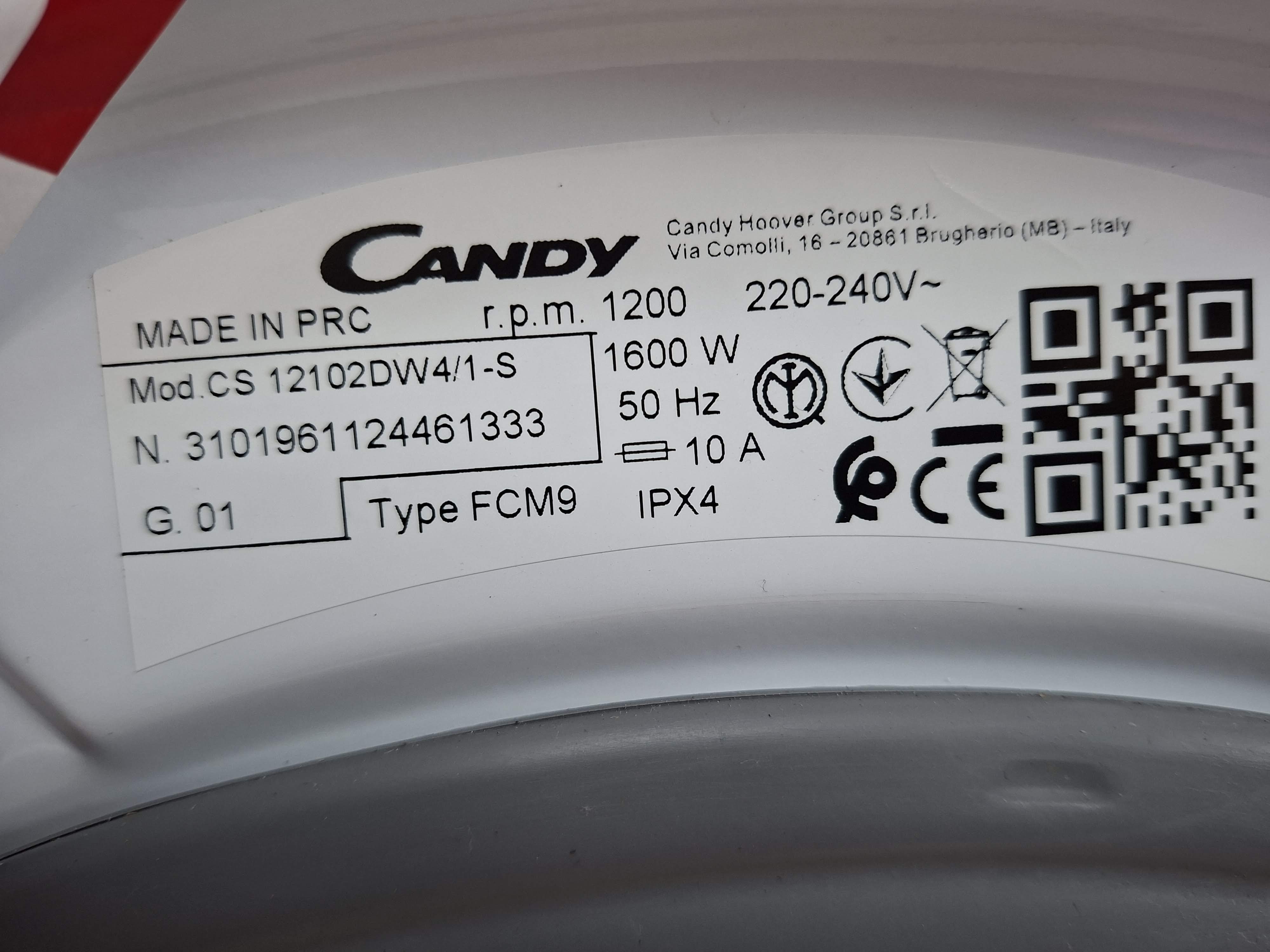 Veš mašina Candy  CS 12102DW4/1-S , 10 kg.