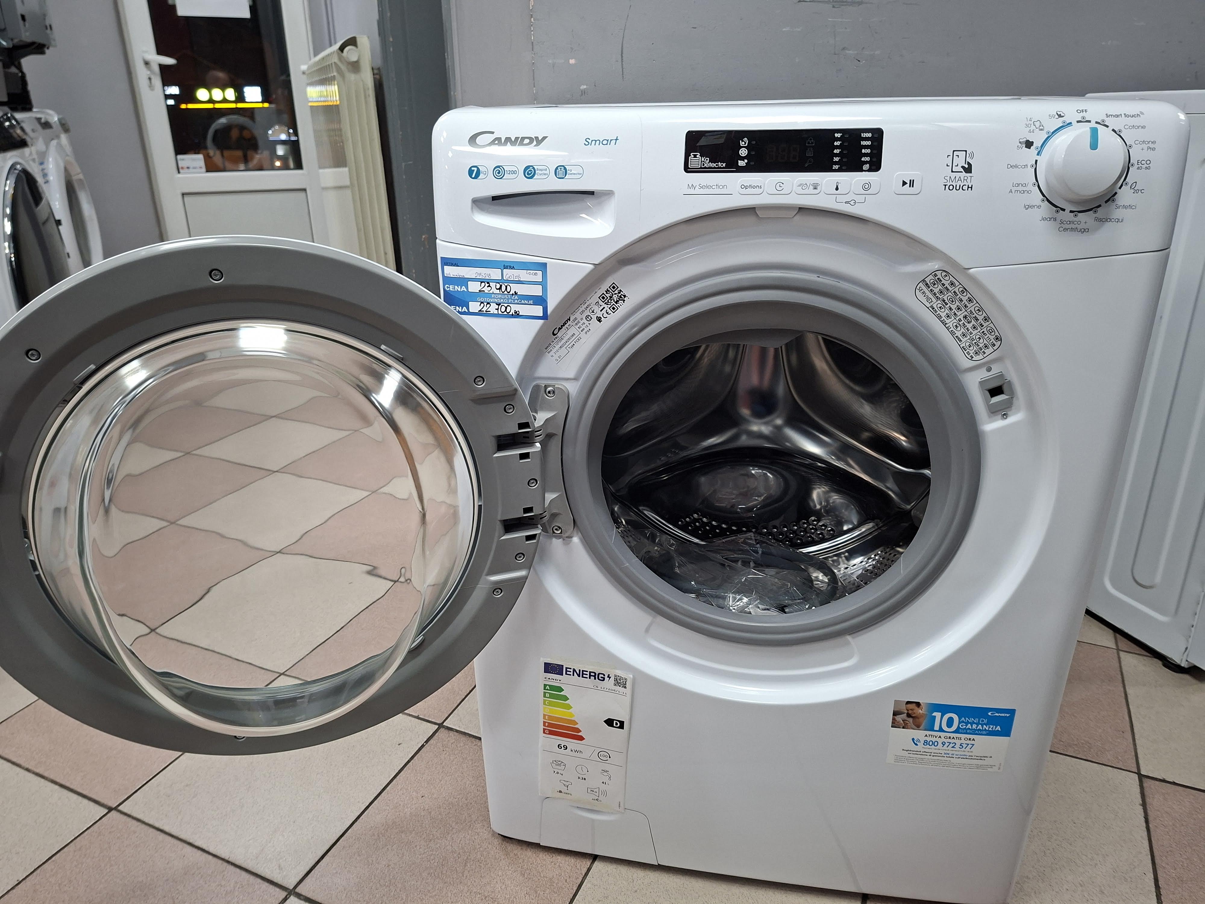 Veš mašina Candy CS 1272DE/1-11, 7kg, slim