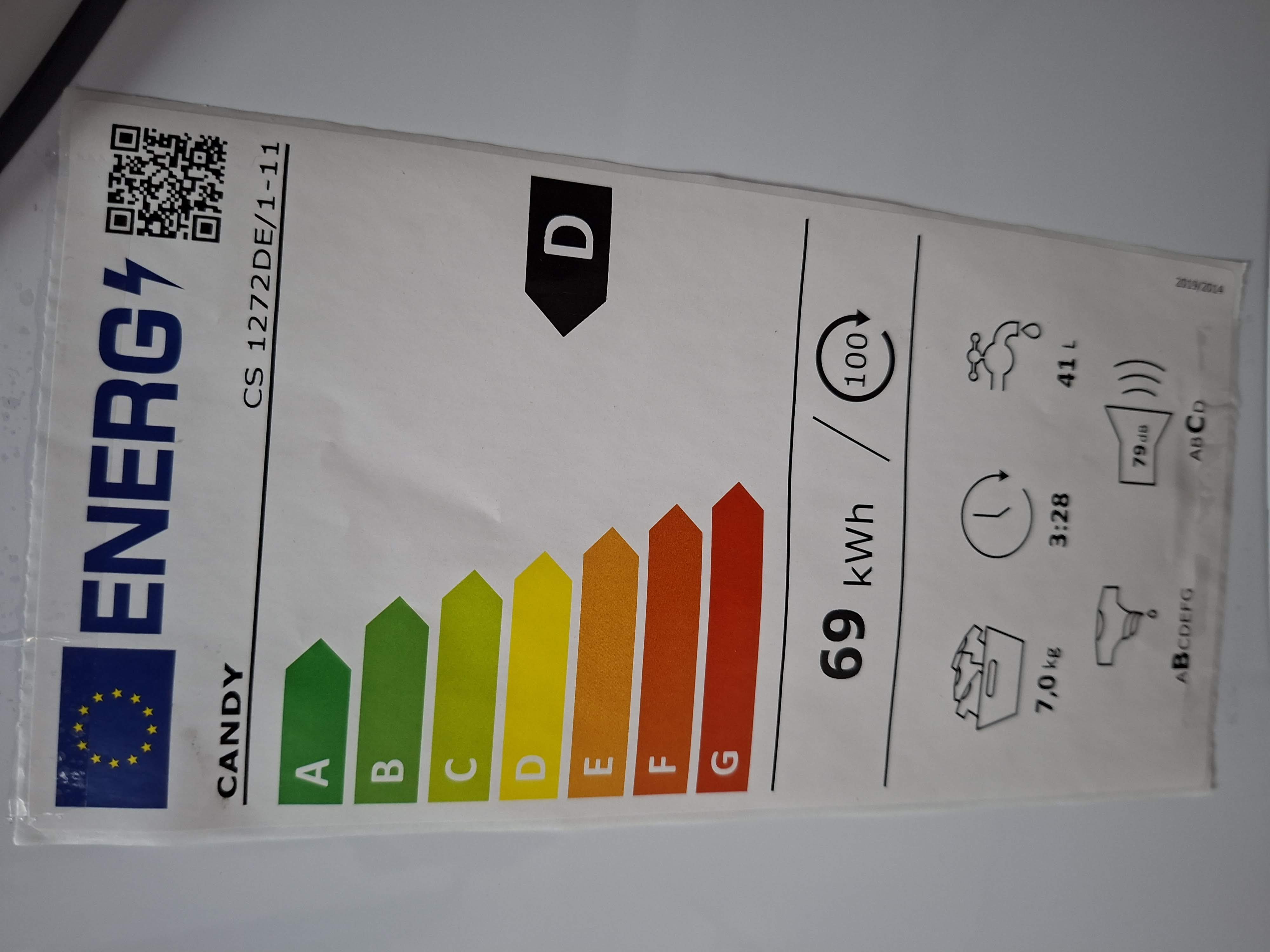 Veš mašina Candy CS 1272DE/1-11, 7kg, slim