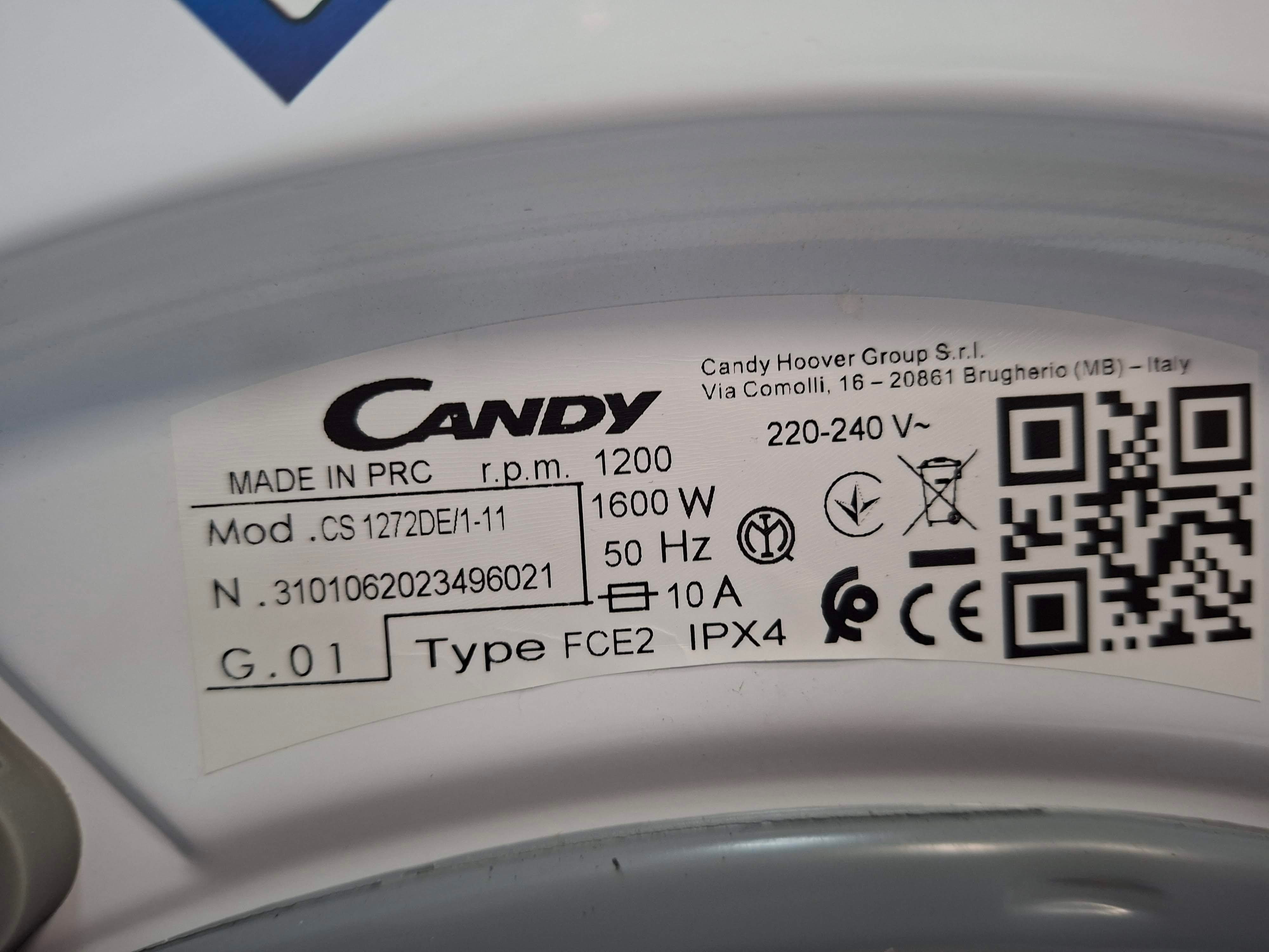 Veš mašina Candy CS 1272DE/1-11, 7kg, slim