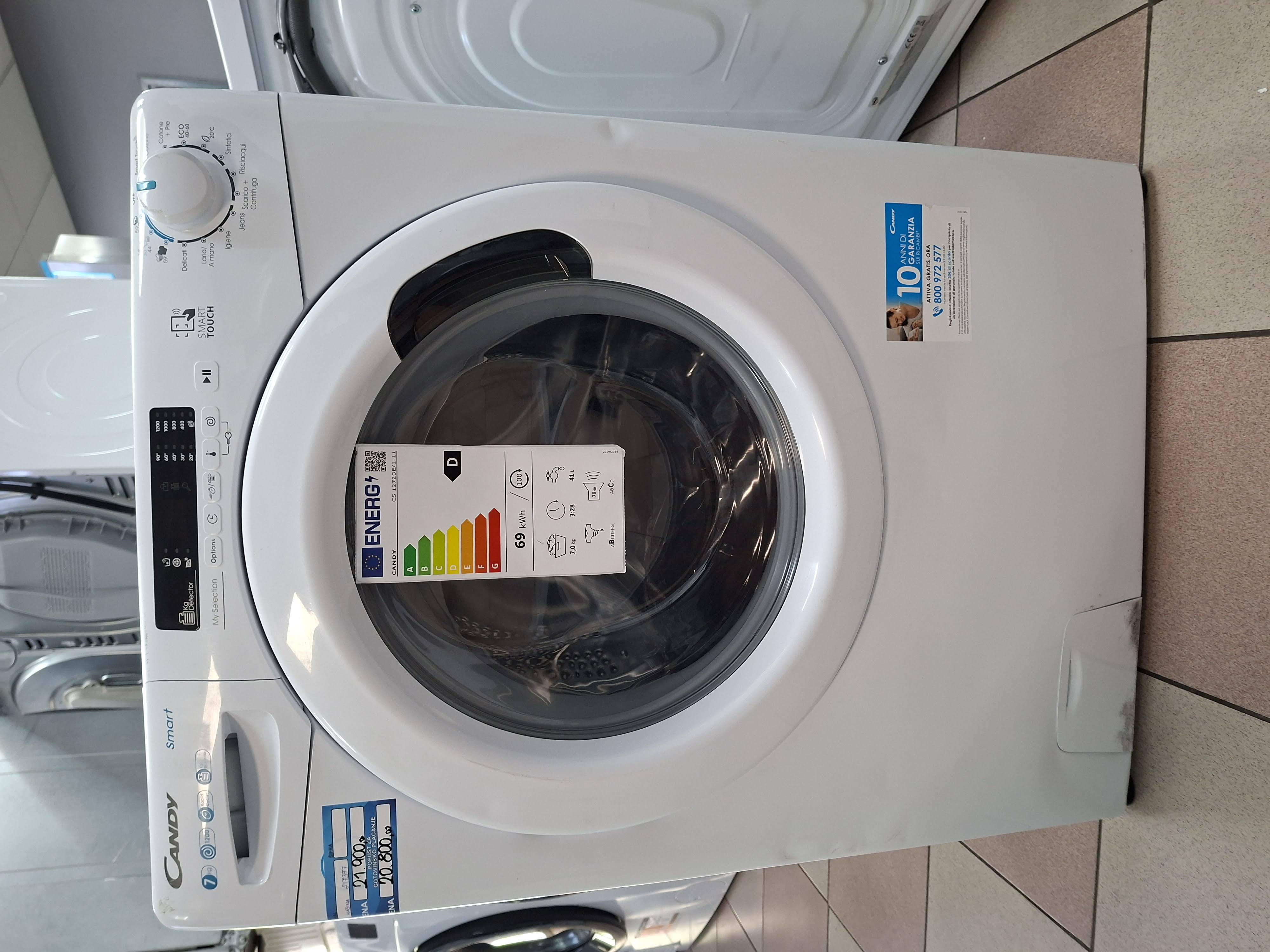 Veš mašina Candy CS 1272DE/1-11, 7kg, slim