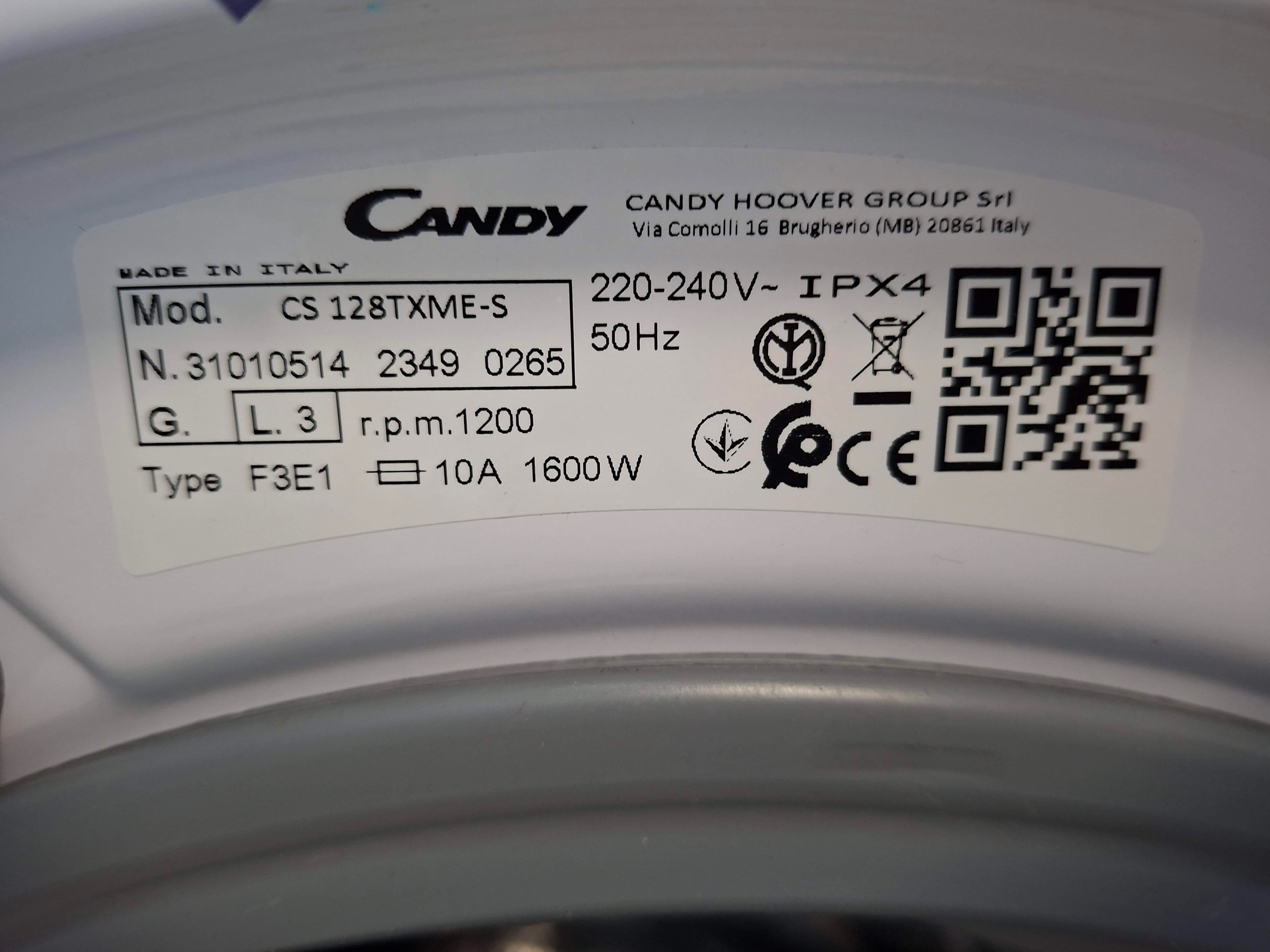 Veš mašina Candy CS 128TXME-S, 8 kg