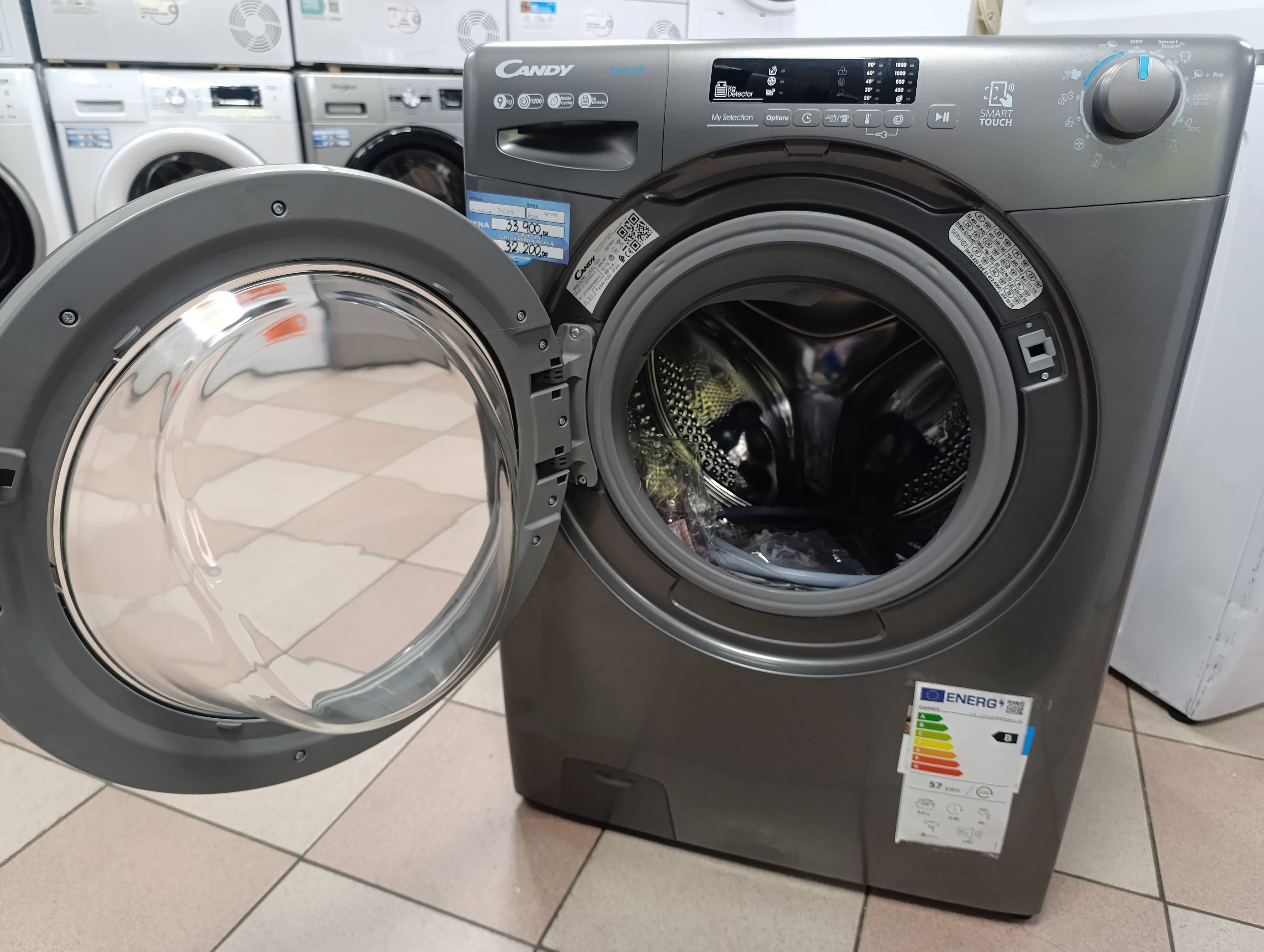 Veš mašina Candy CS 1292DWRR4/1-S  (2) , 9 kg.