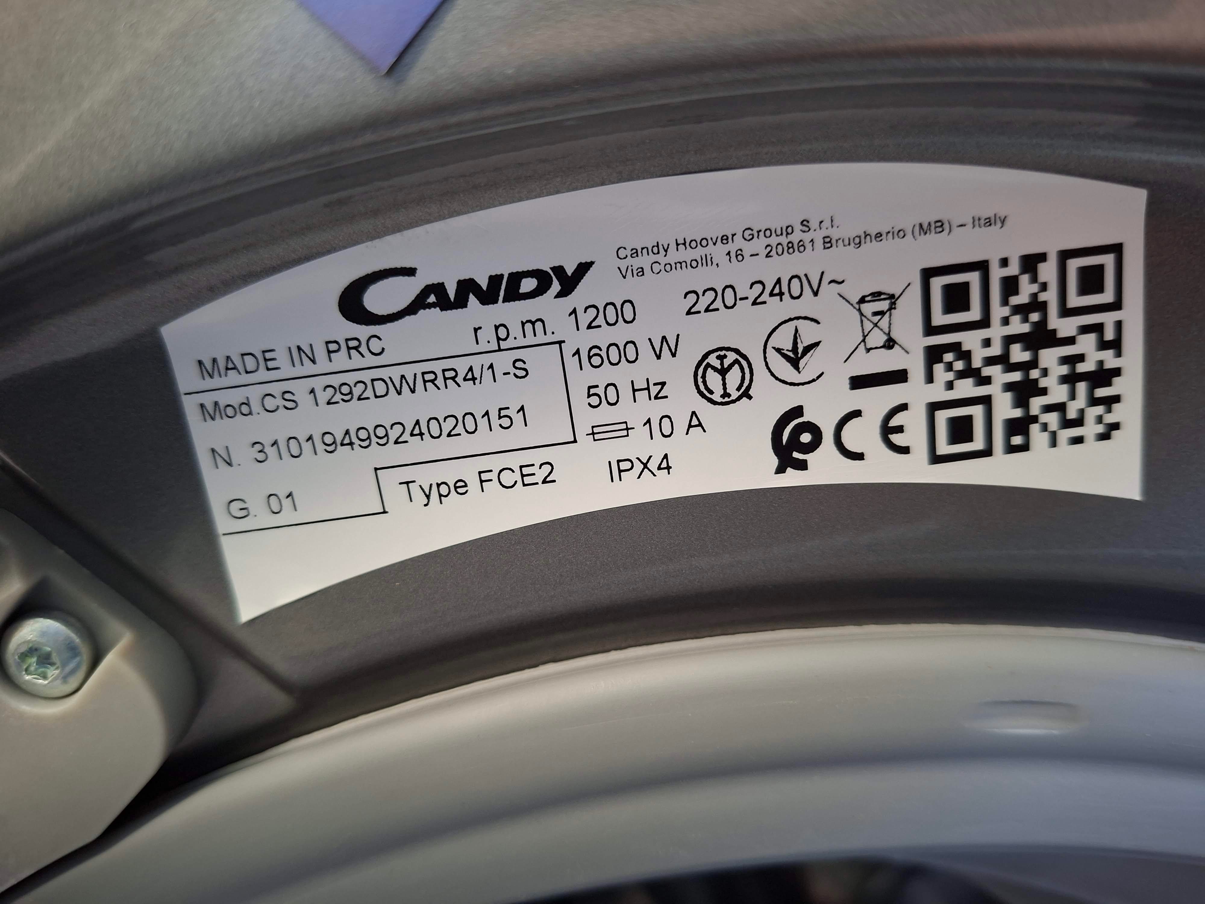 Veš mašina Candy CS 1292DWRR4/1-S  (2) , 9 kg.