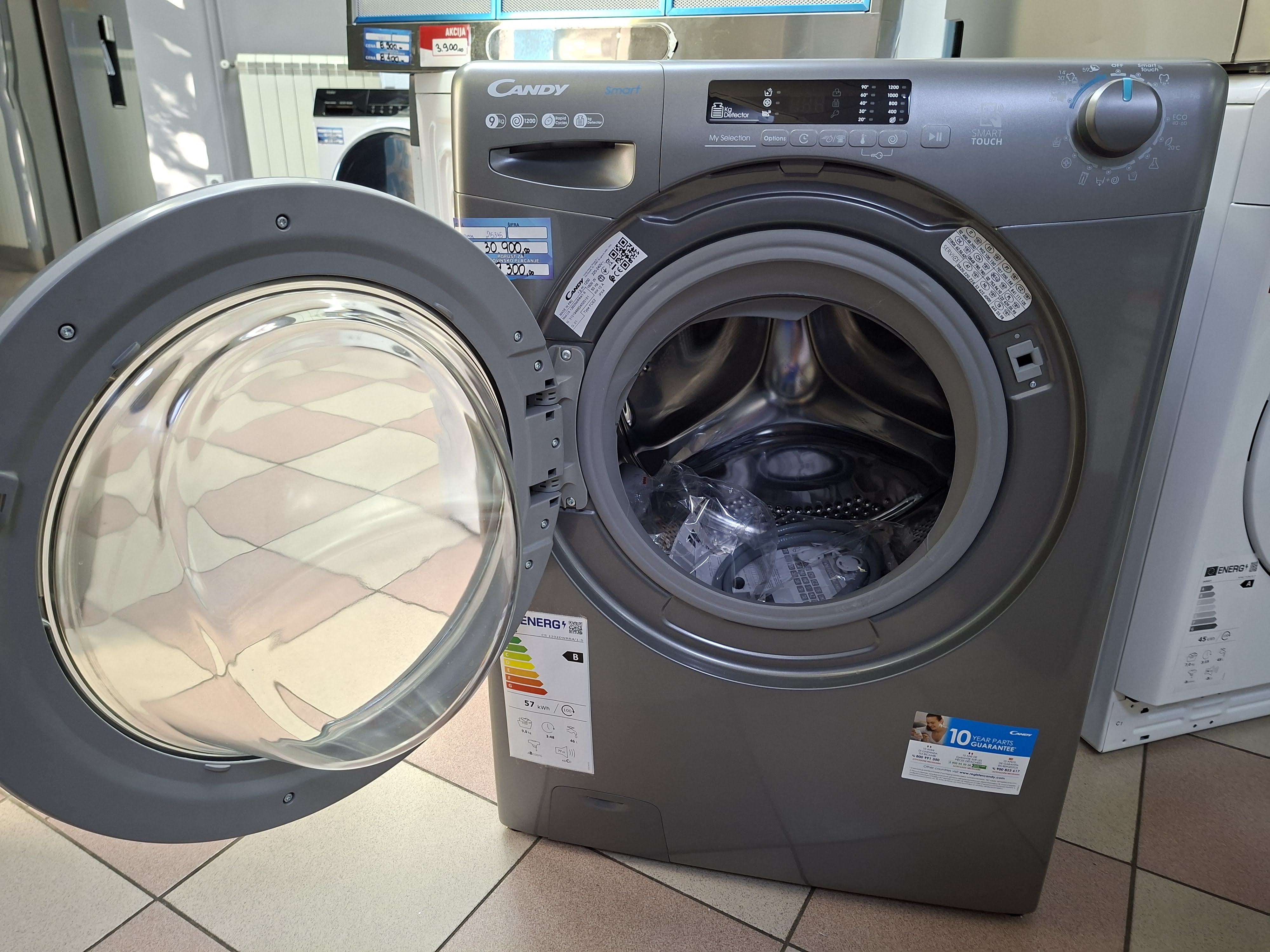 Veš mašina Candy CS 1292DWRR4/1-S  (2) , 9 kg.