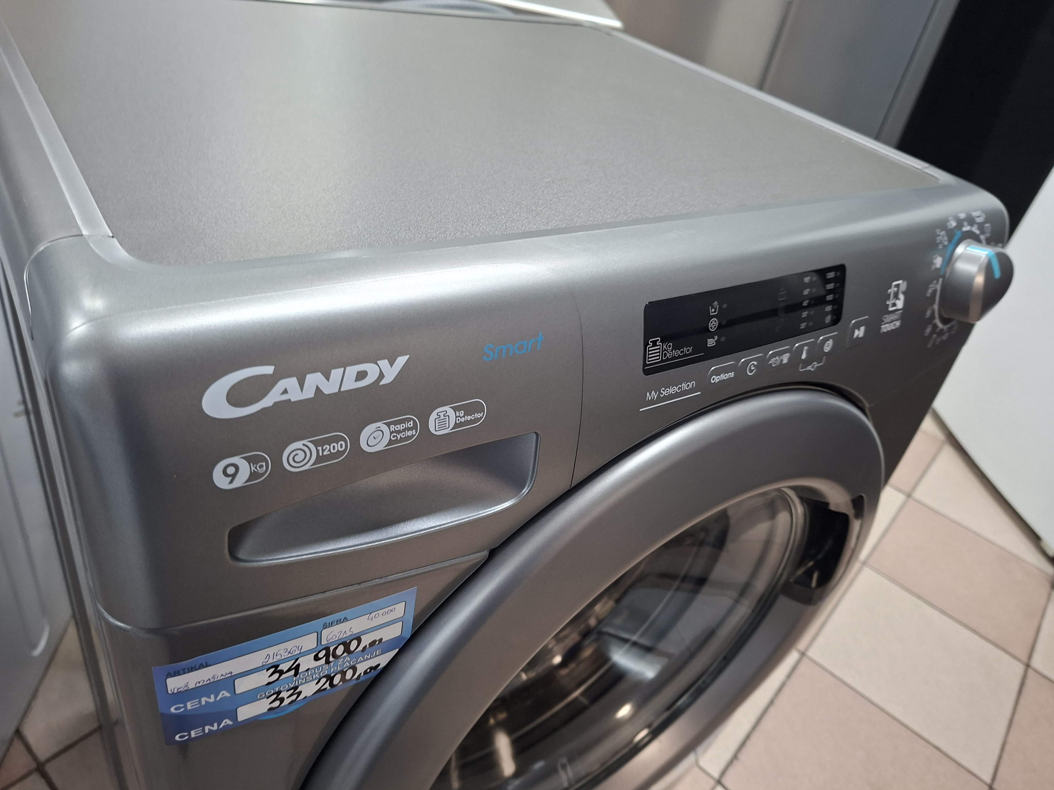 Veš mašina Candy CS 1292DWRR4/1-S , 9 kg.