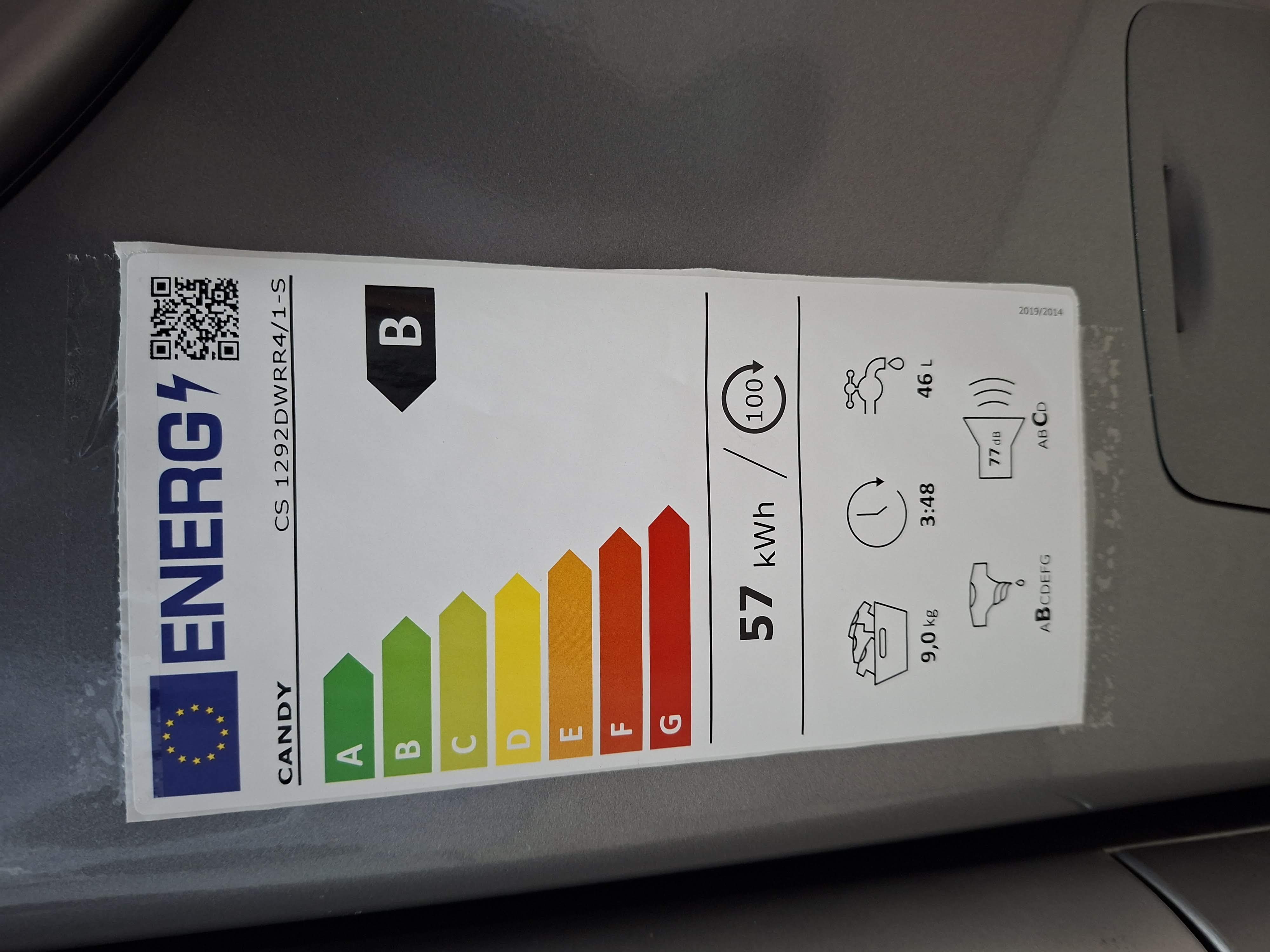 Veš mašina Candy CS 1292DWRR4/1-S , 9 kg.