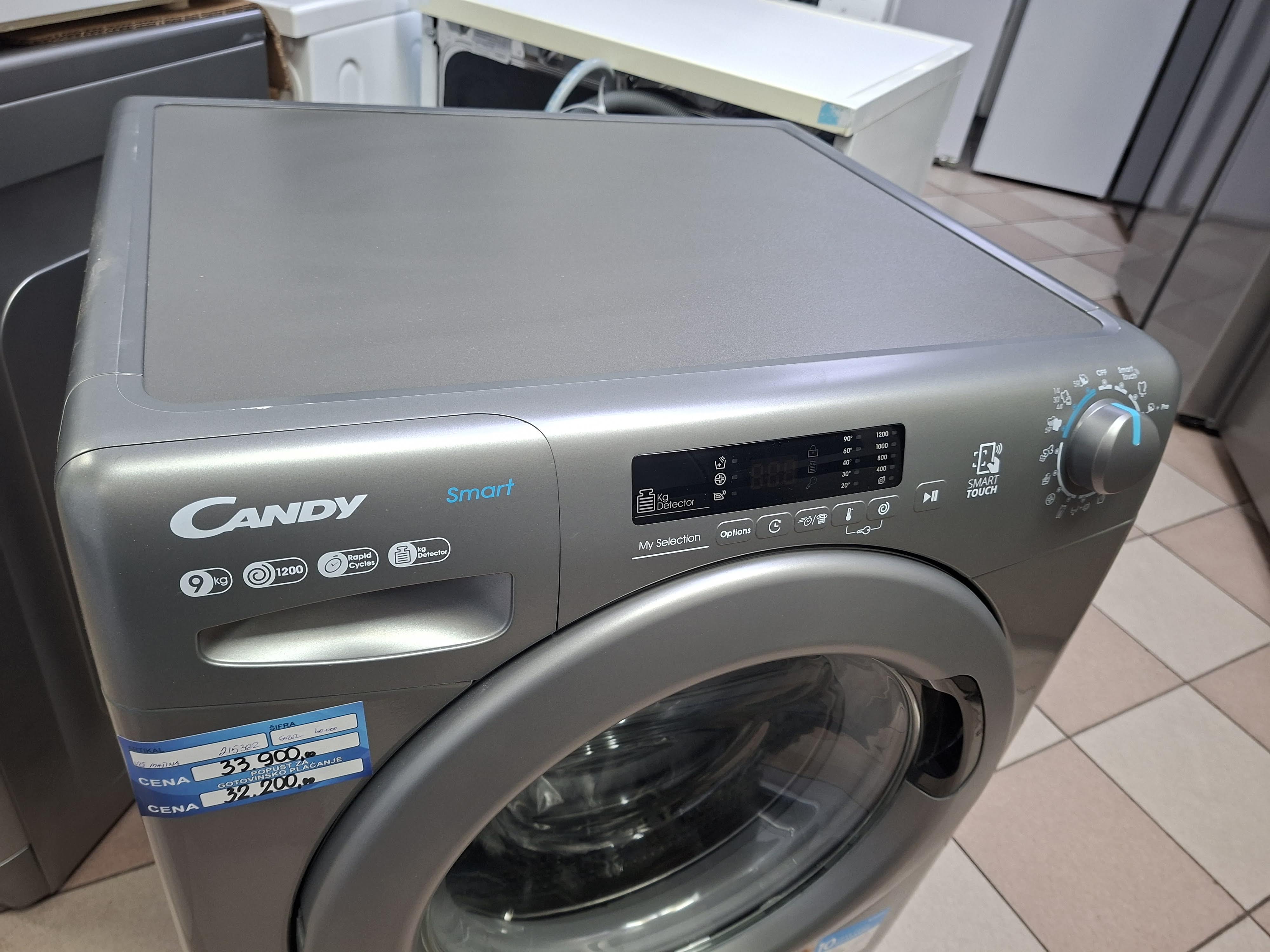 Veš mašina Candy CS 1292DWRR4/1-S , 9 kg.