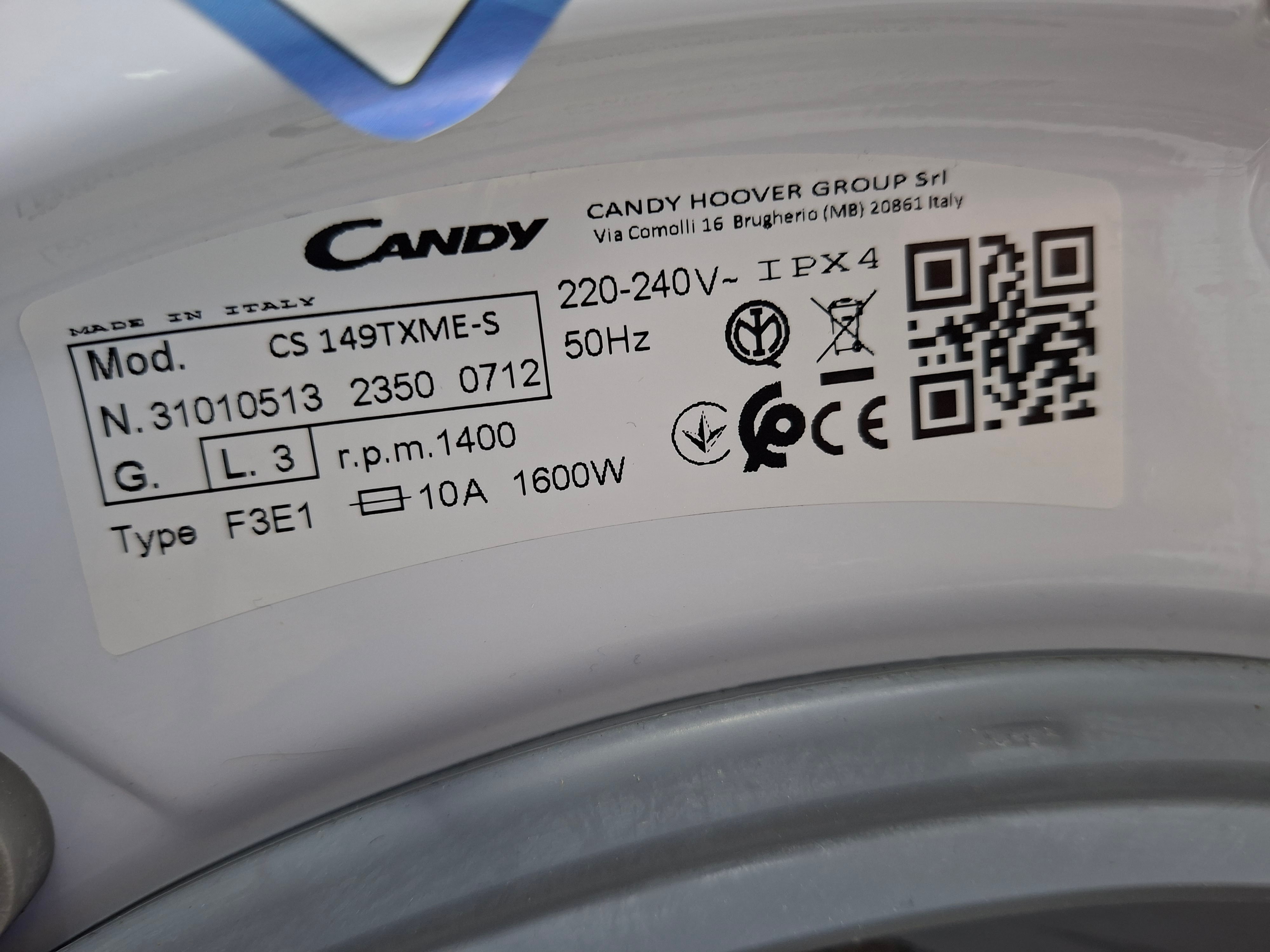 Veš mašina Candy CS 149TXME-S, 9 kg
