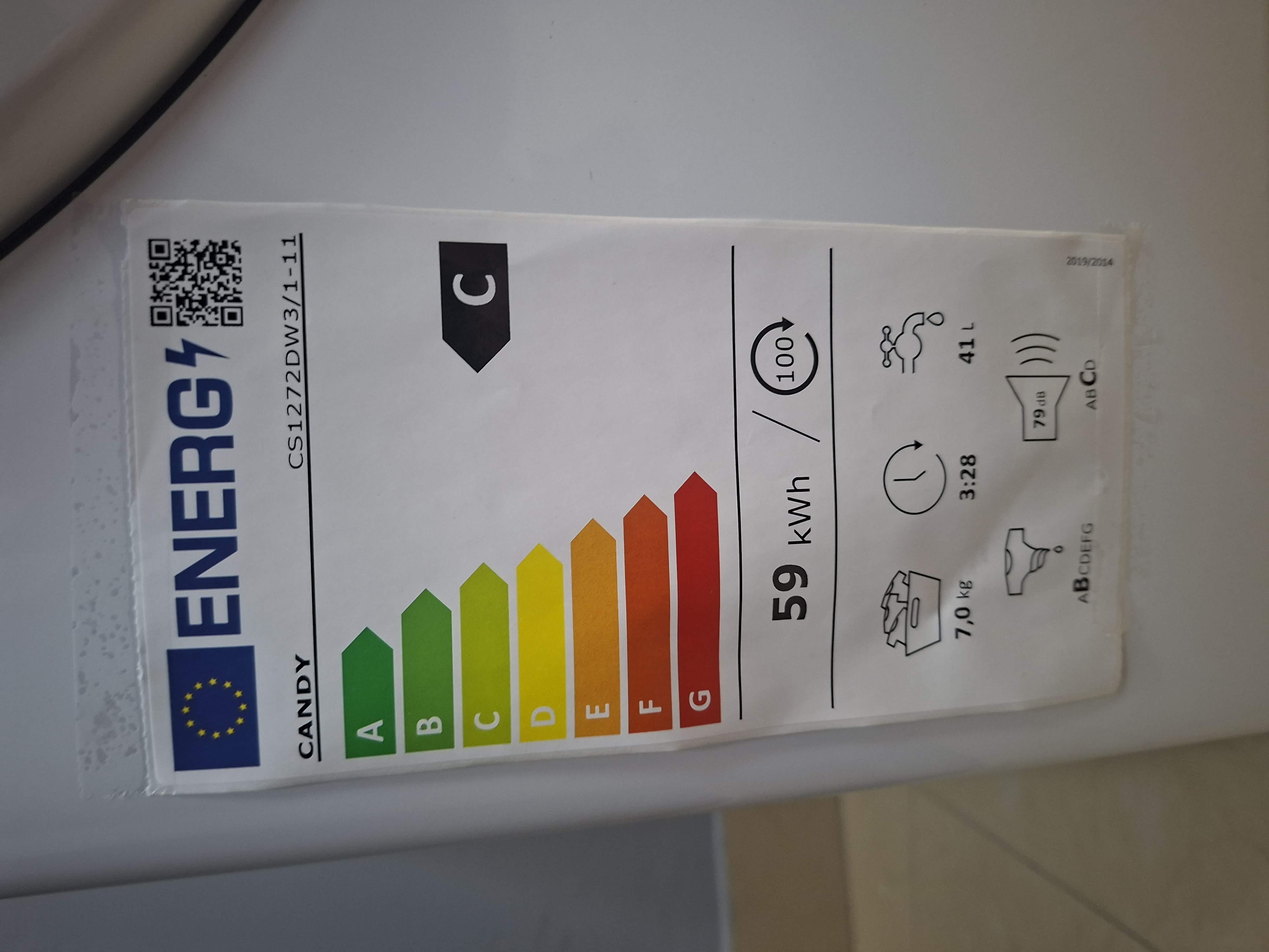 Veš mašina Candy CS1272DW3/1-11 (2) , 7 kg, slim