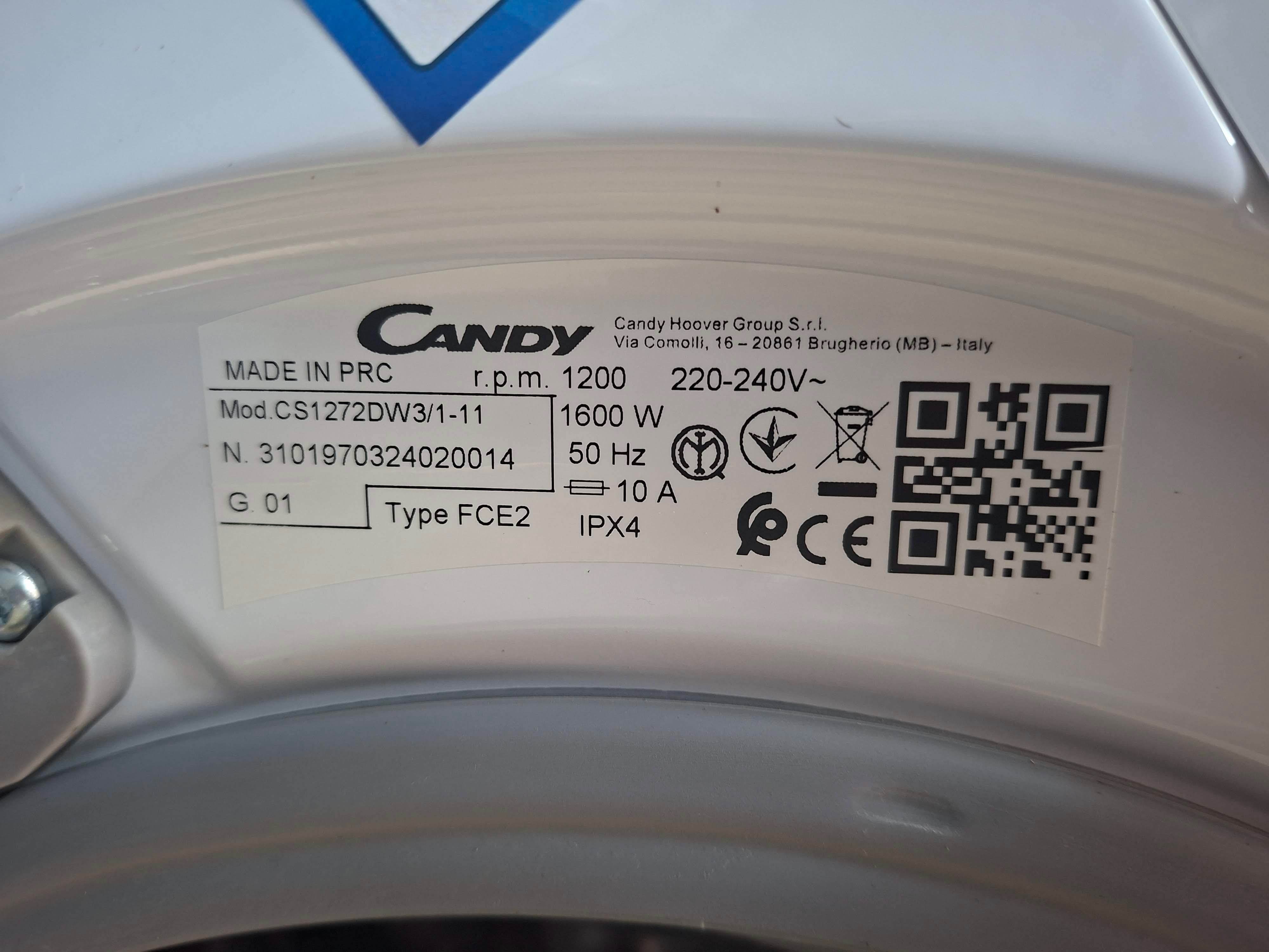 Veš mašina Candy CS1272DW3/1-11 (2) , 7 kg, slim