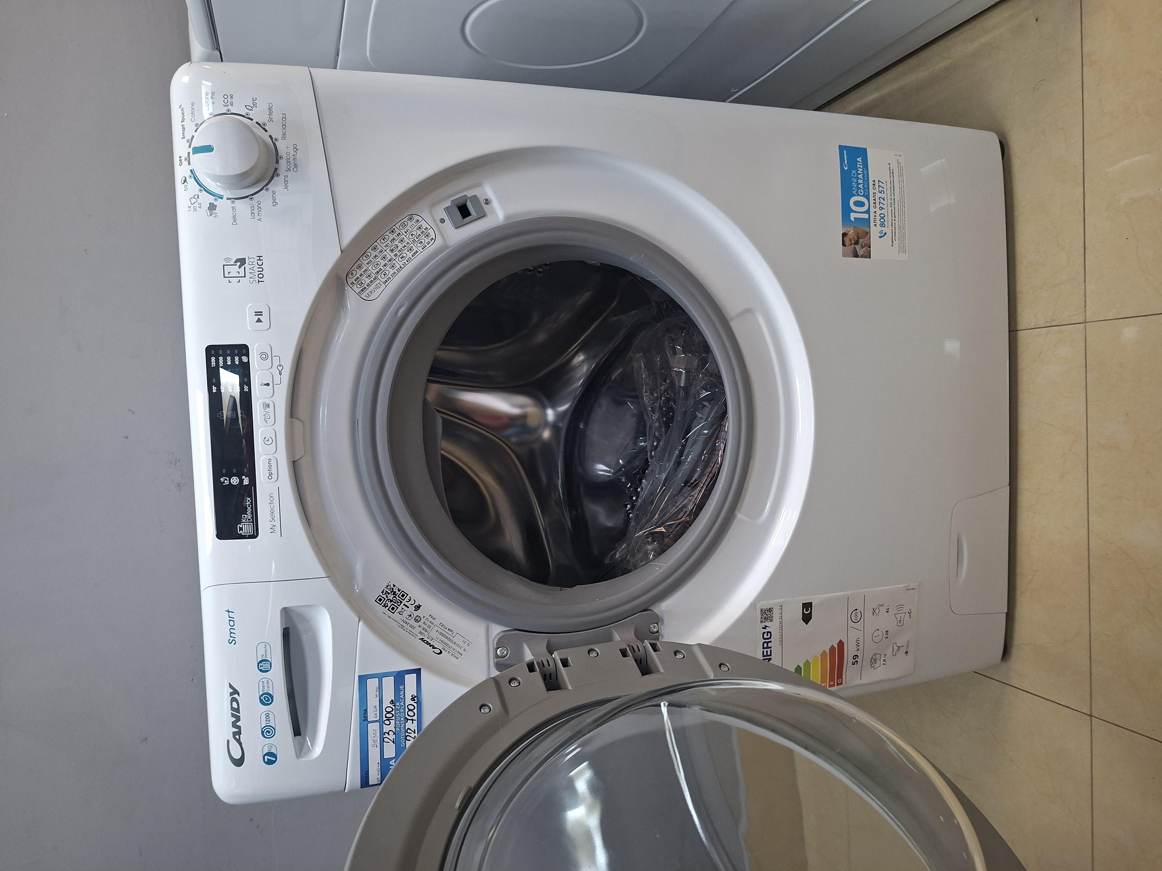 Veš mašina Candy CS1272DW3/1-11 (2) , 7 kg, slim