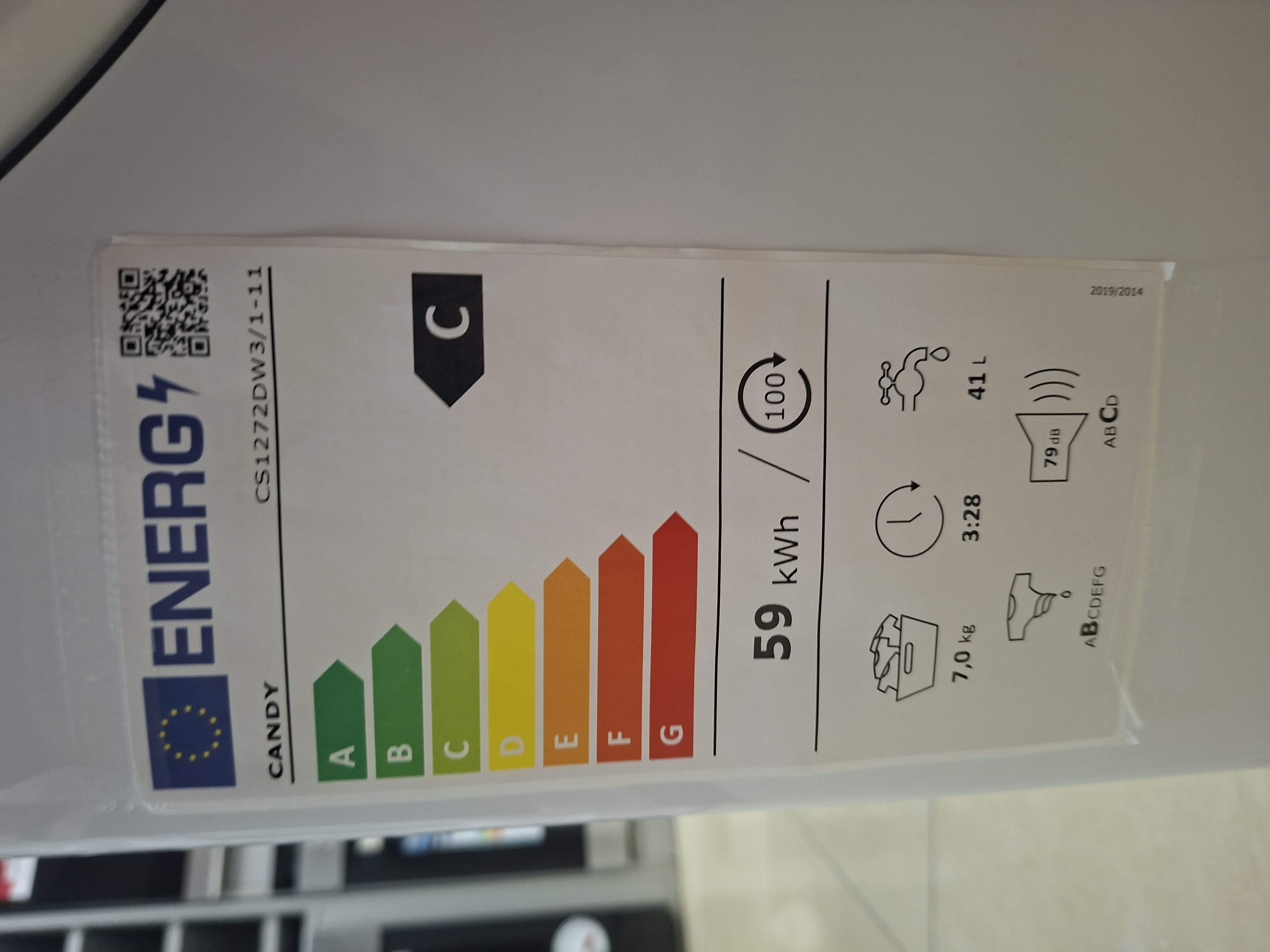 Veš mašina Candy CS1272DW3/1-11 (3) , 7 kg, slim