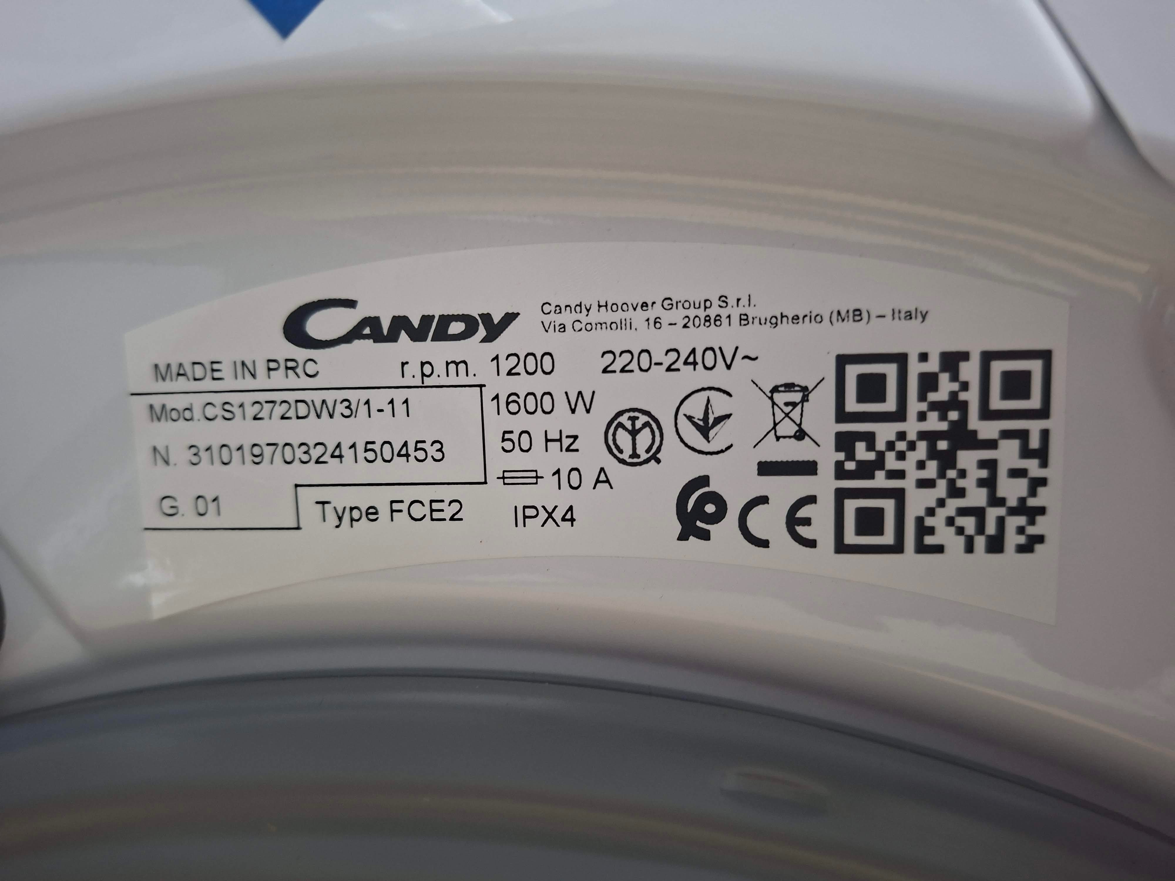 Veš mašina Candy CS1272DW3/1-11 (3) , 7 kg, slim