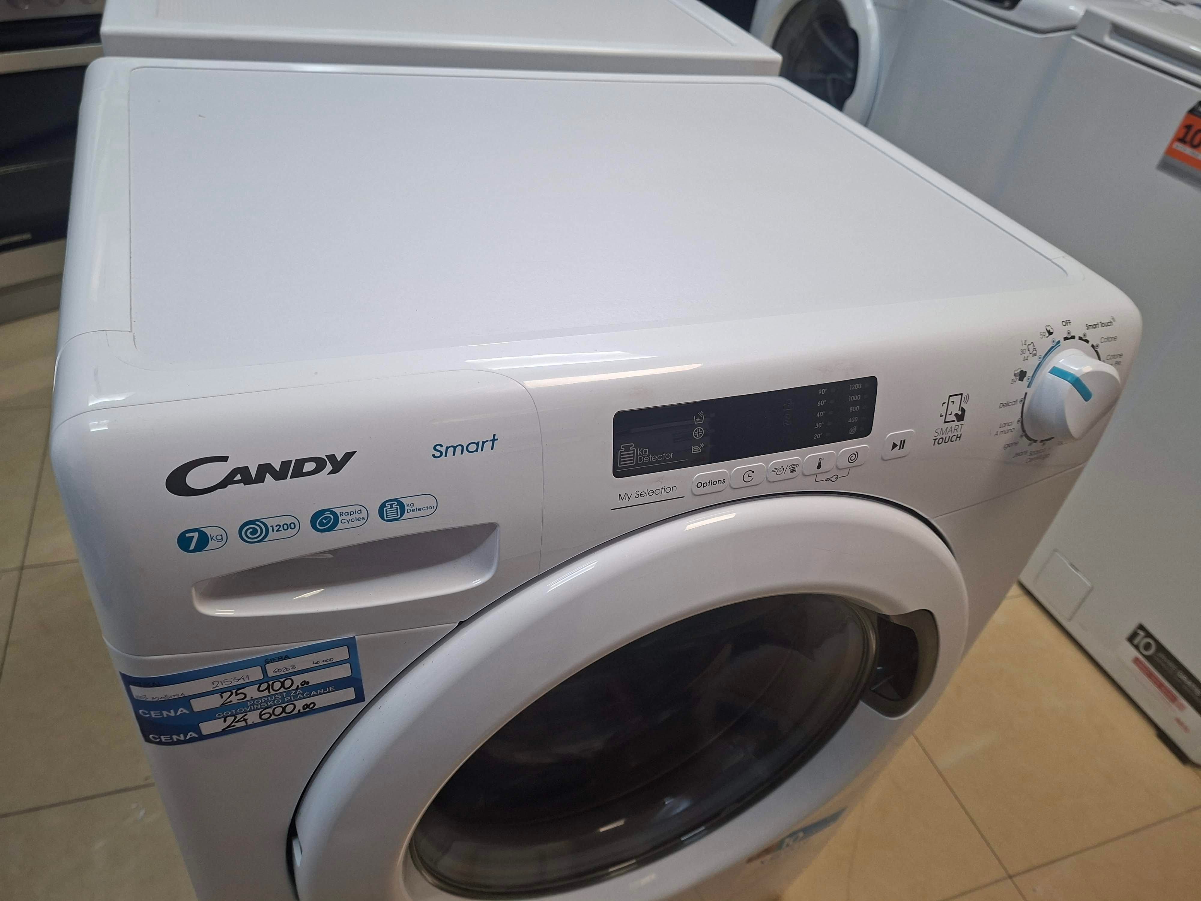 Veš mašina Candy CS1272DW3/1-11 (3) , 7 kg, slim