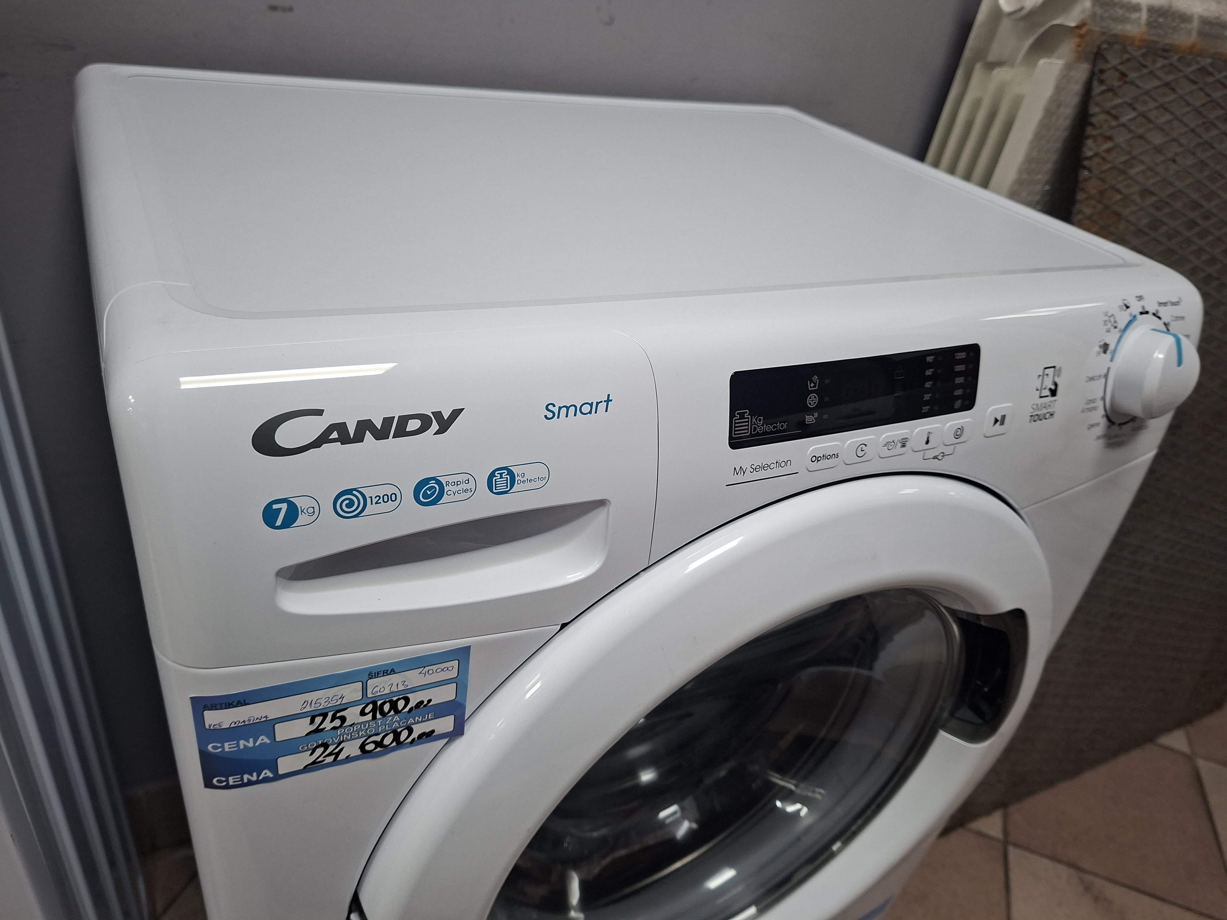 Veš mašina Candy CS1272DW3/1-11 , 7 kg, slim