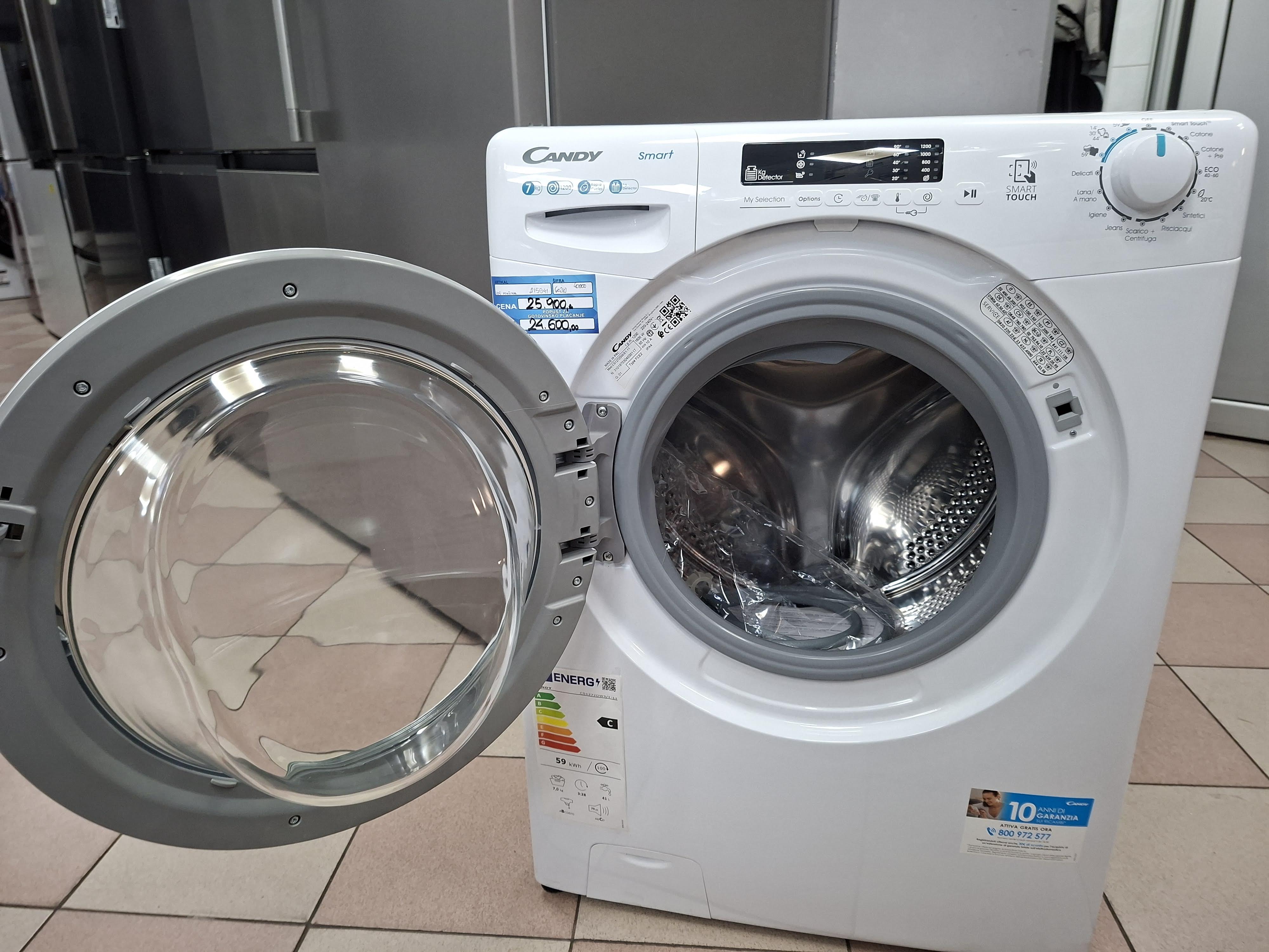 Veš mašina Candy CS1272DW3/1-11 , 7 kg, slim