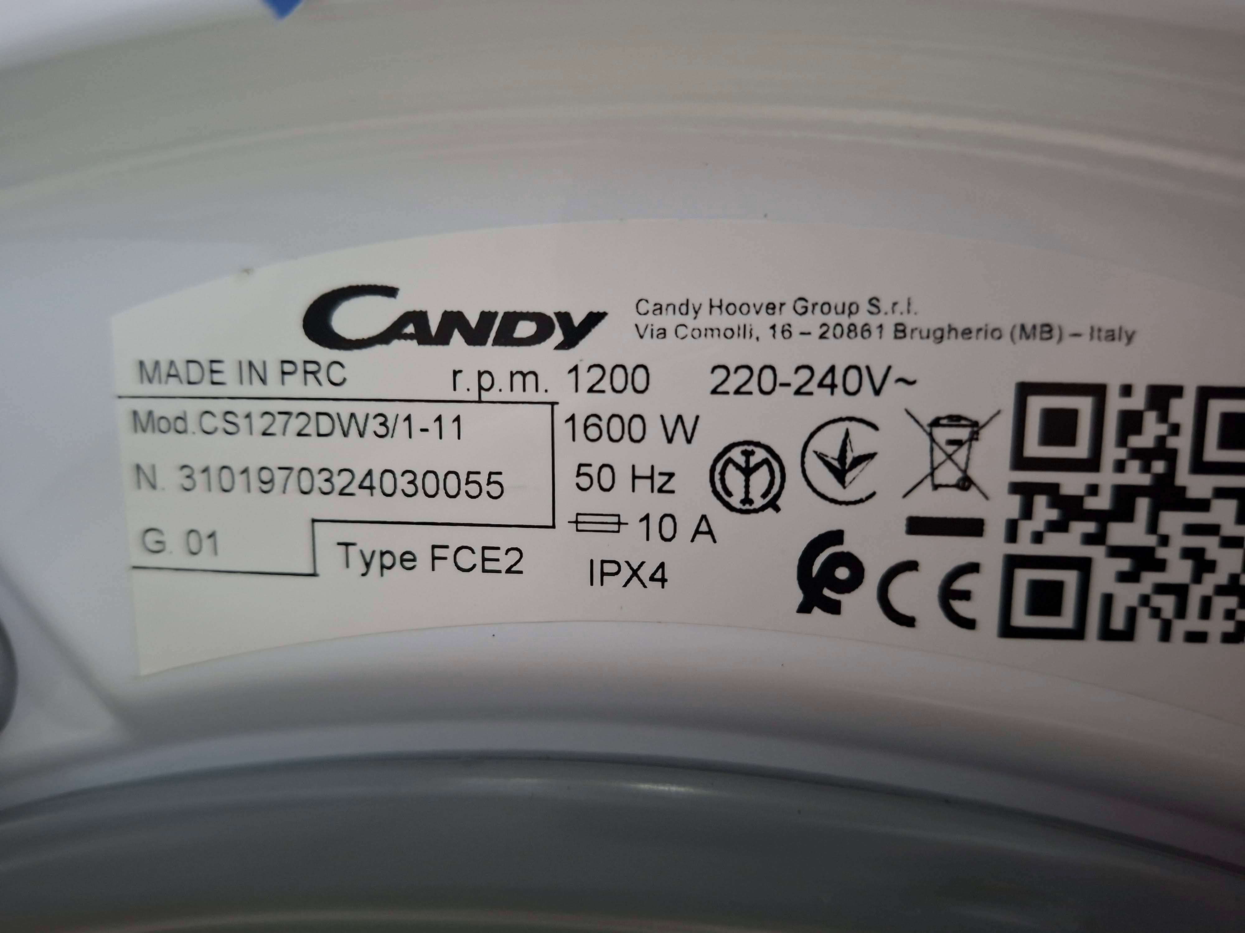 Veš mašina Candy CS1272DW3/1-11 , 7 kg, slim