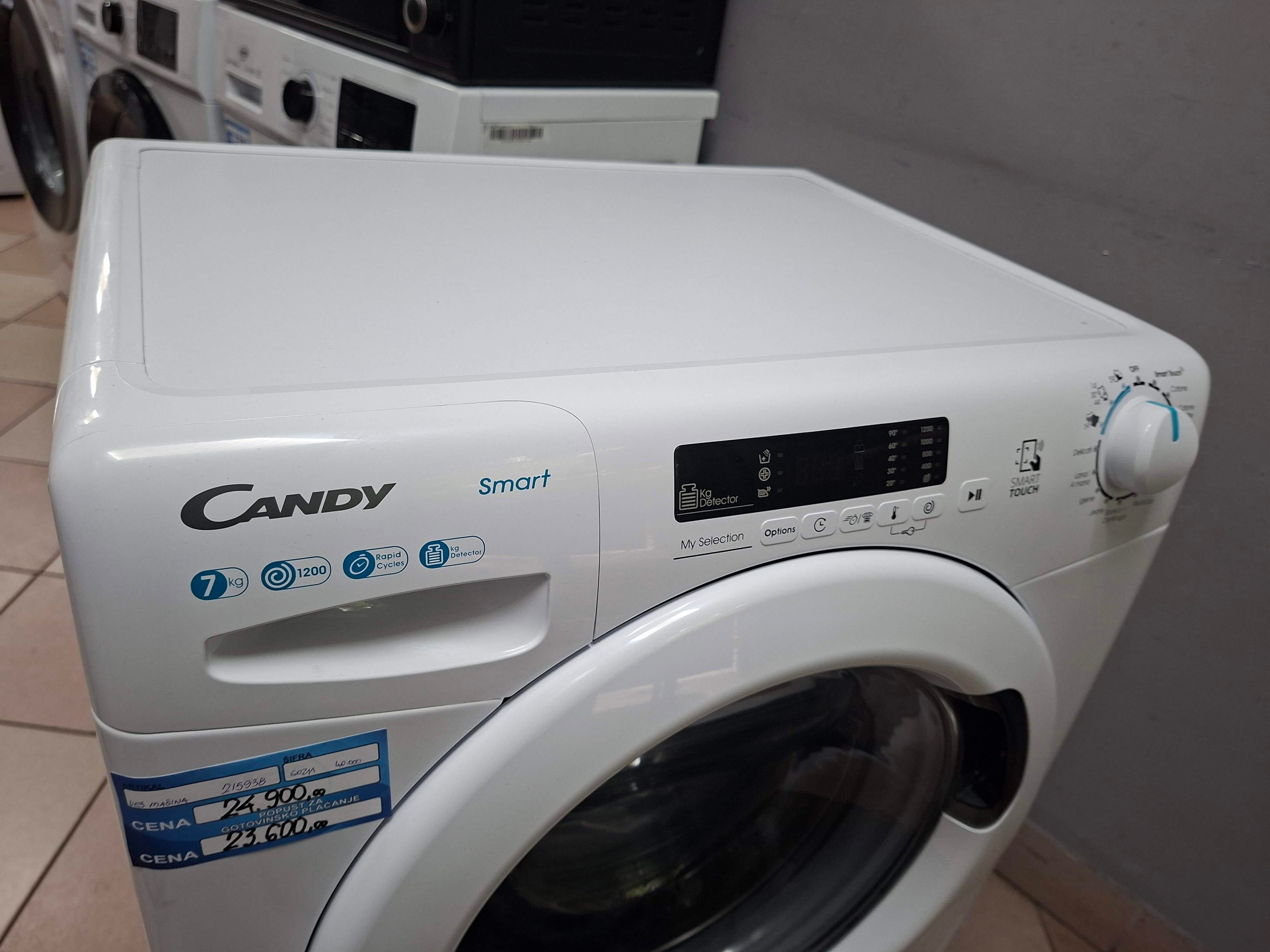 Veš mašina Candy CS1272DW3/1-11 , 7 kg, slim