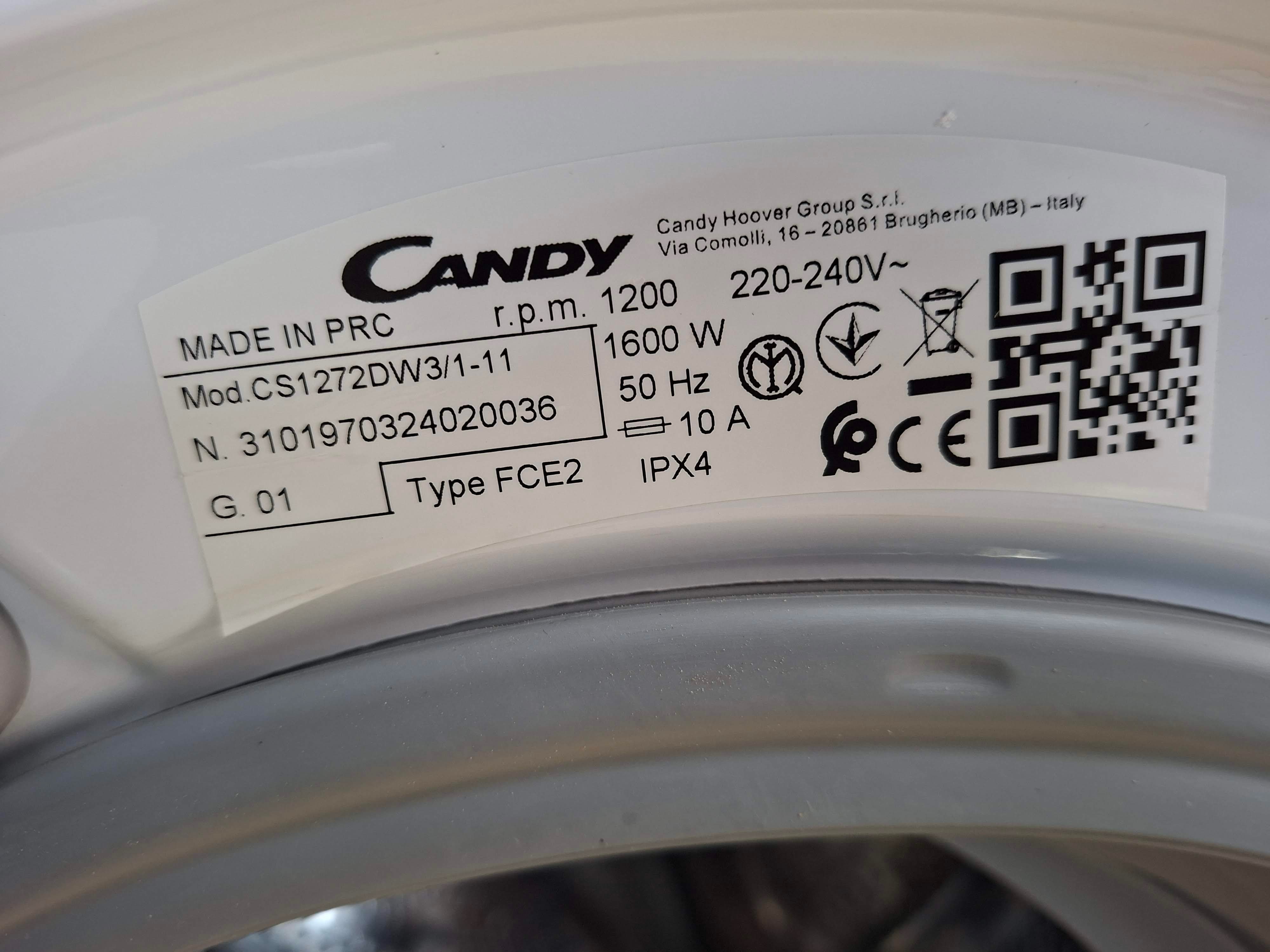 Veš mašina Candy CS1272DW3/1-11 , 7 kg, slim
