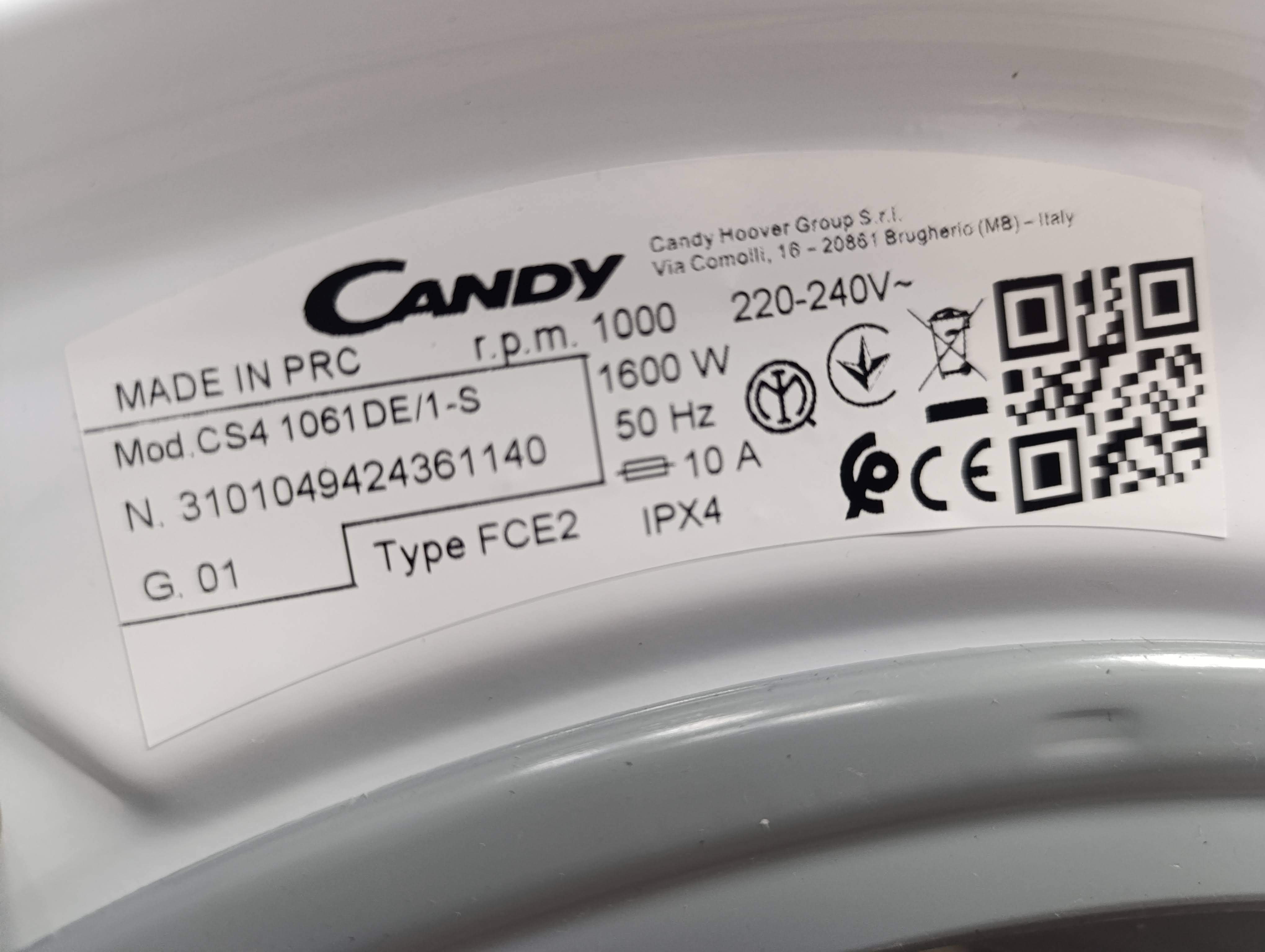 Veš mašina Candy CS4 1061DE/1-S,  6 kg, slim