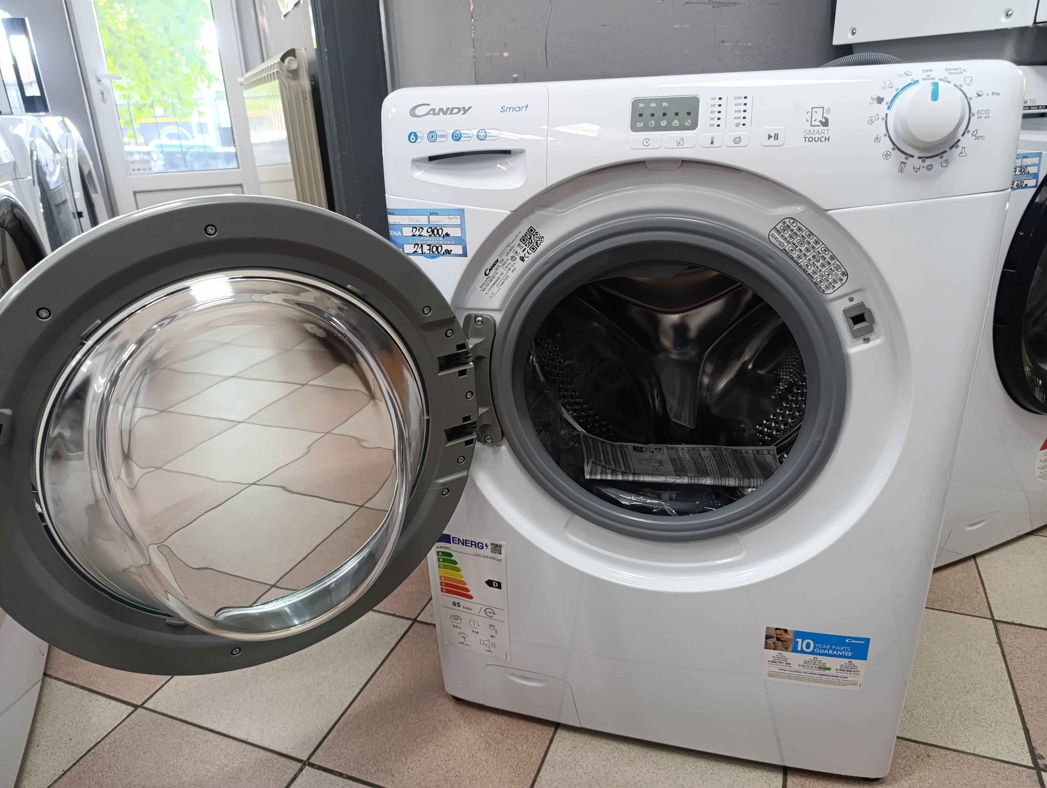 Veš mašina Candy CS4 1061DE/1-S,  6 kg, slim