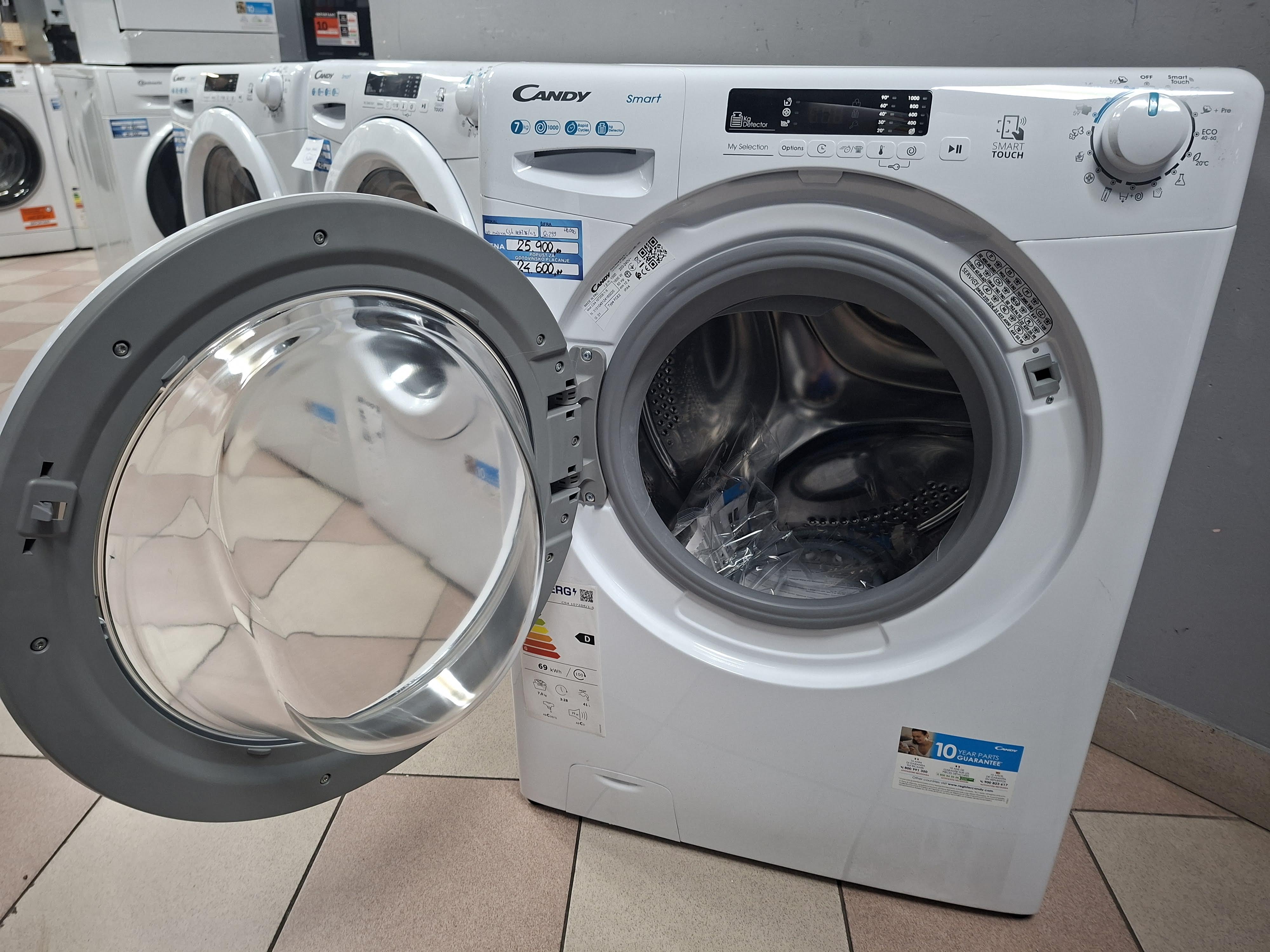 Veš mašina Candy CS4 1072DE/1-S, 7kg, slim