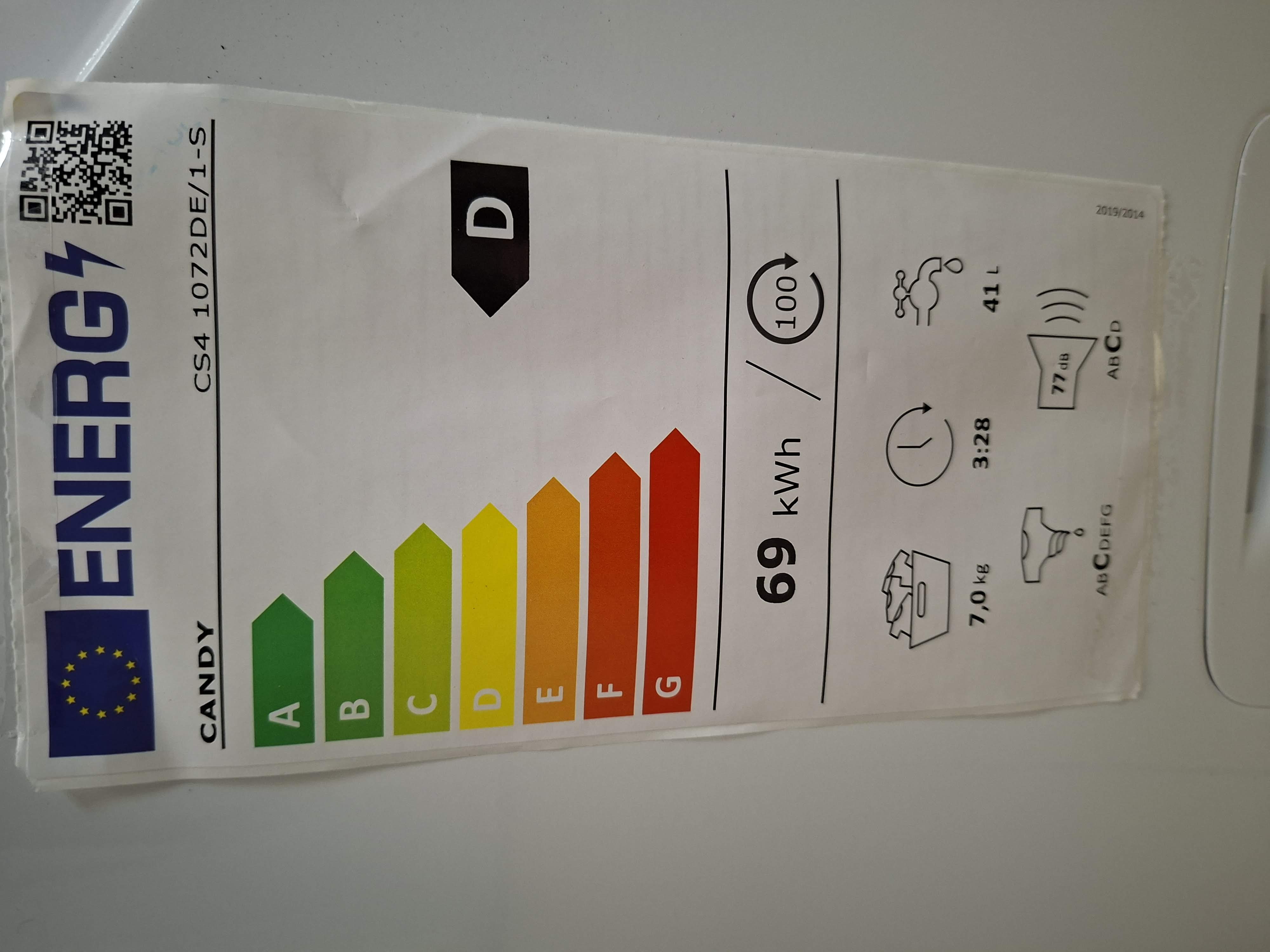 Veš mašina Candy CS4 1072DE/1-S (2) , 7kg, slim