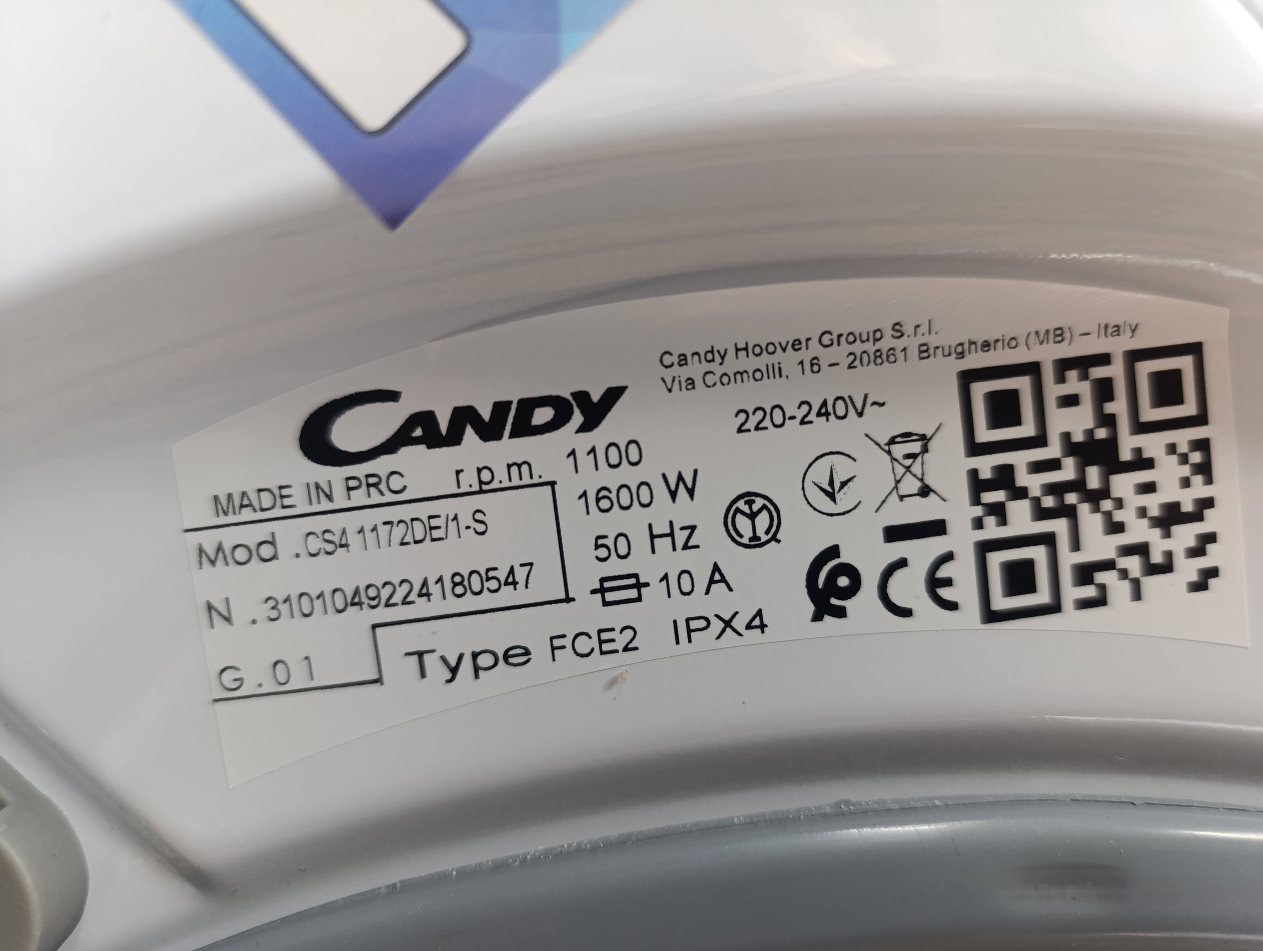 Veš mašina Candy CS4 1172DE/1-S (2), 7 kg, slim