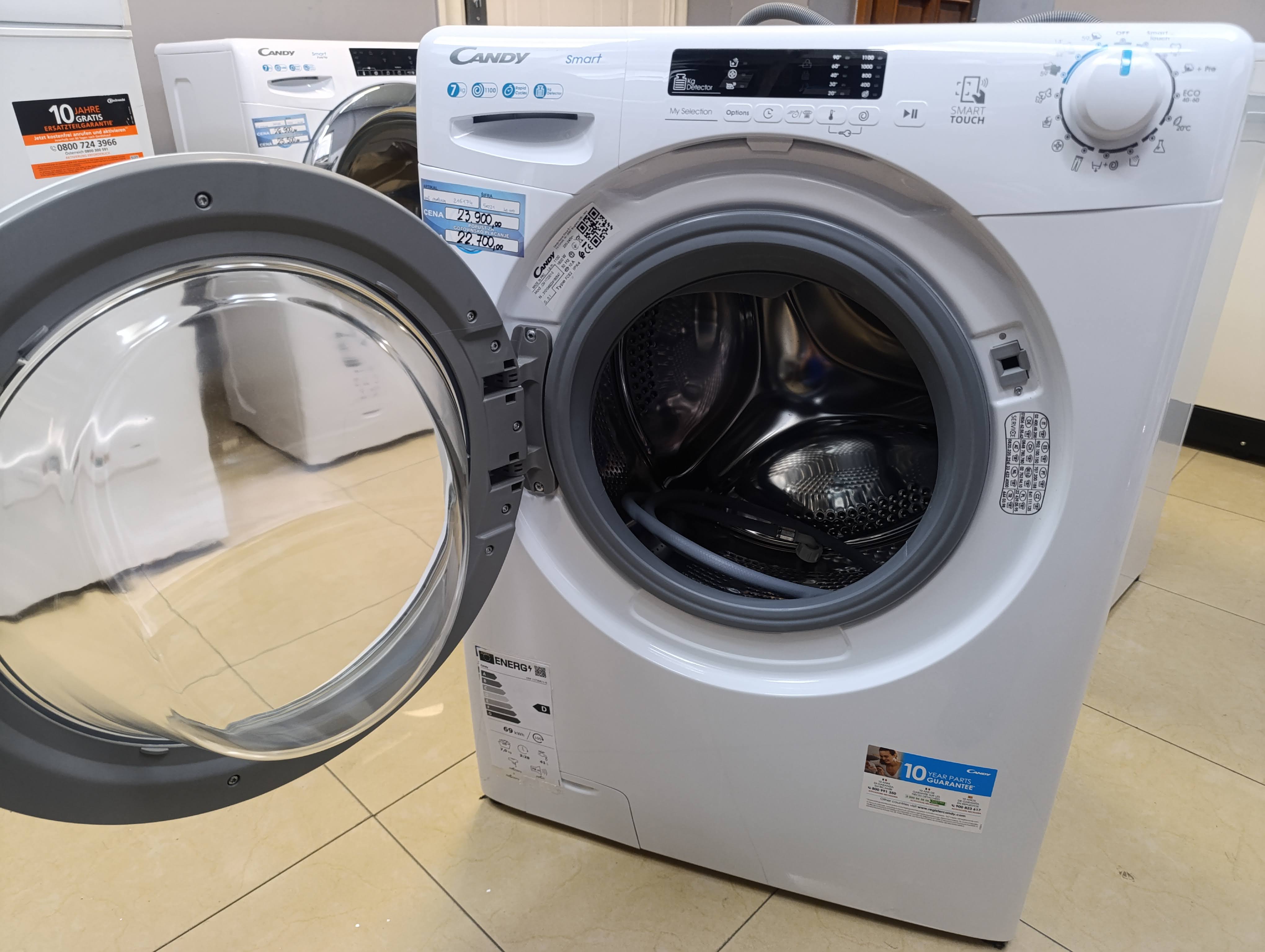 Veš mašina Candy CS4 1172DE/1-S (2), 7 kg, slim